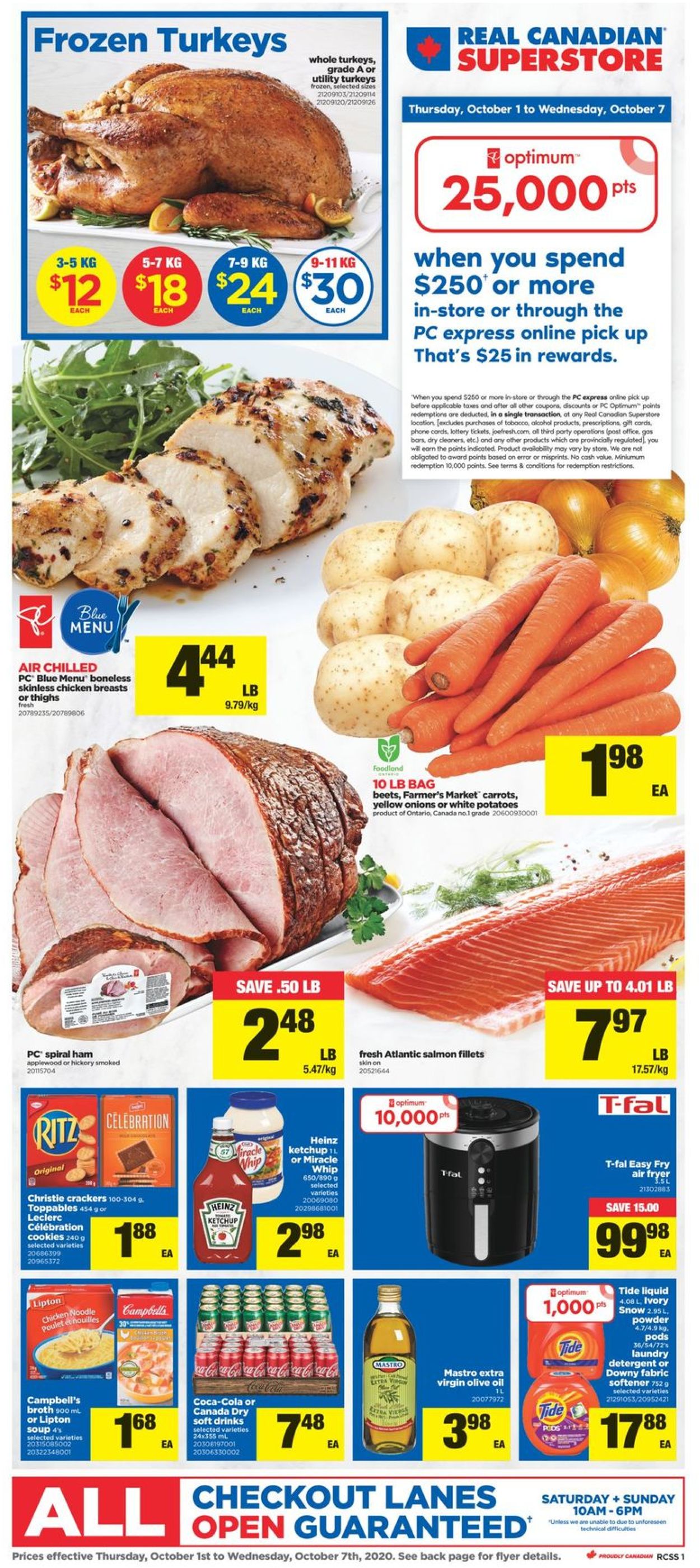 Real Canadian Superstore Flyer from 10/01/2020