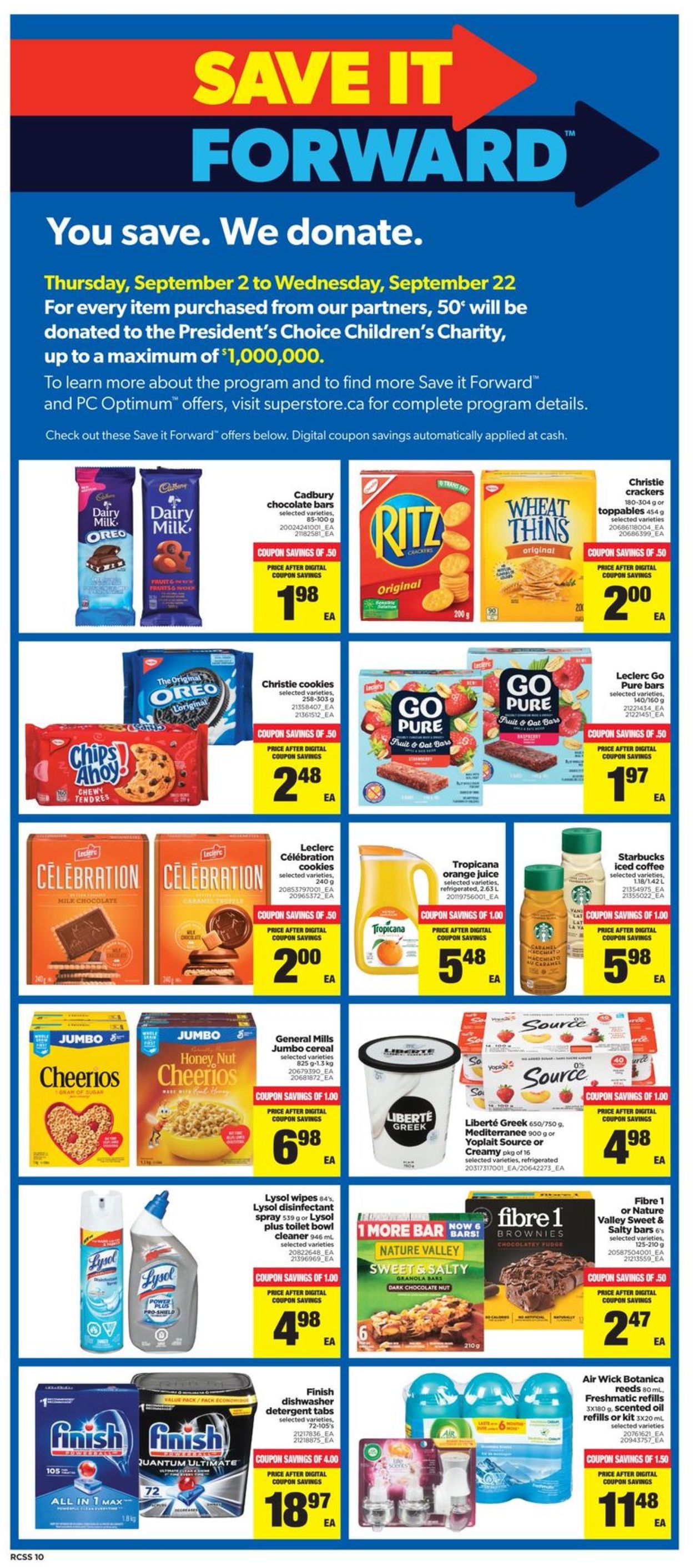 Real Canadian Superstore Flyer from 09/16/2021