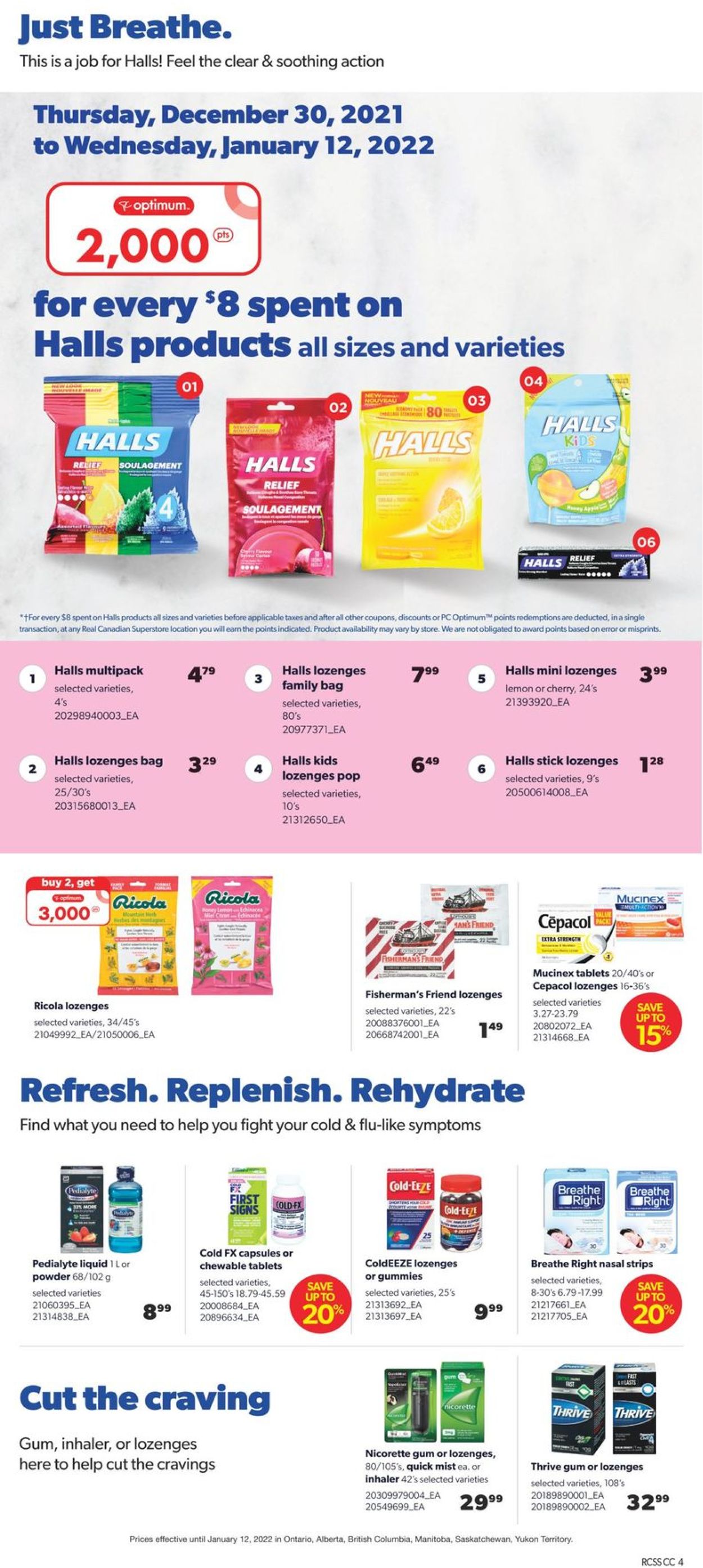 Real Canadian Superstore Flyer from 12/30/2021