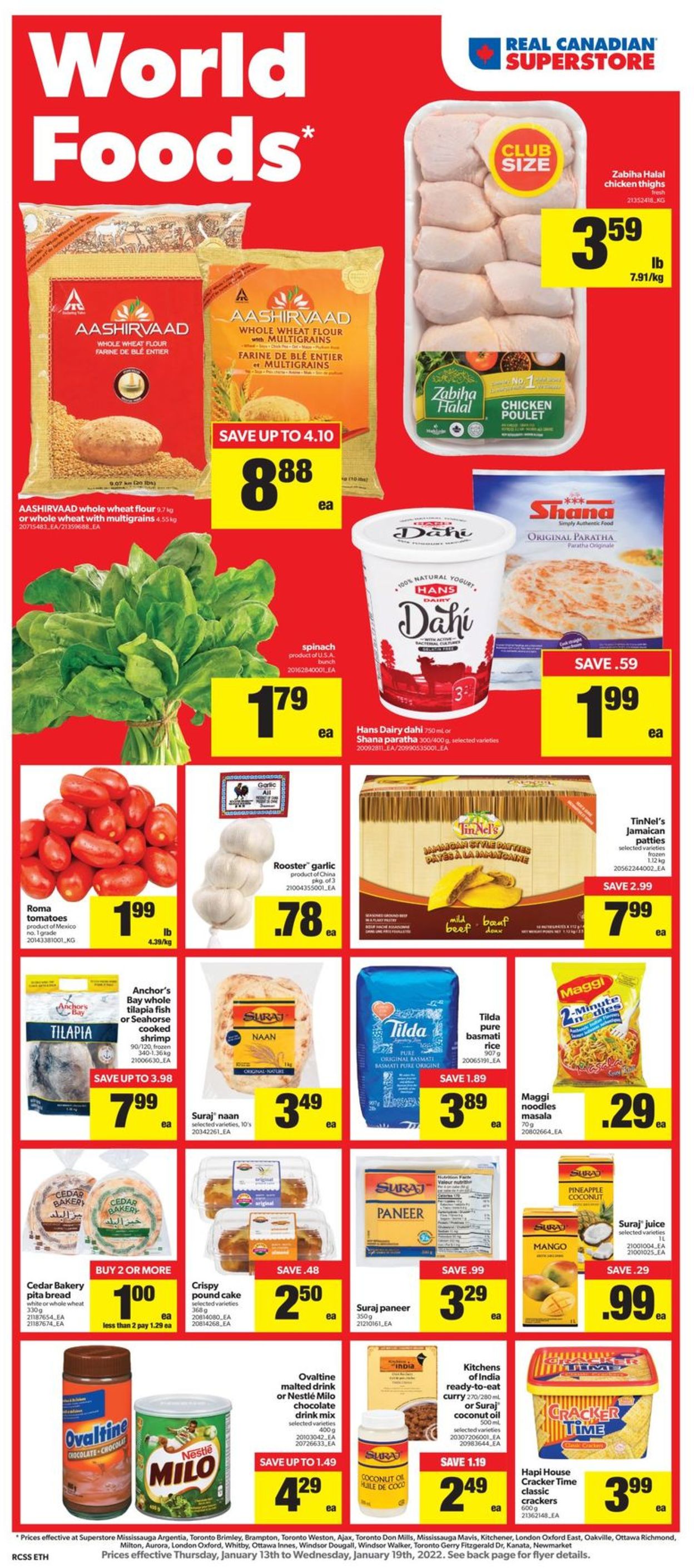Real Canadian Superstore Flyer from 01/13/2022