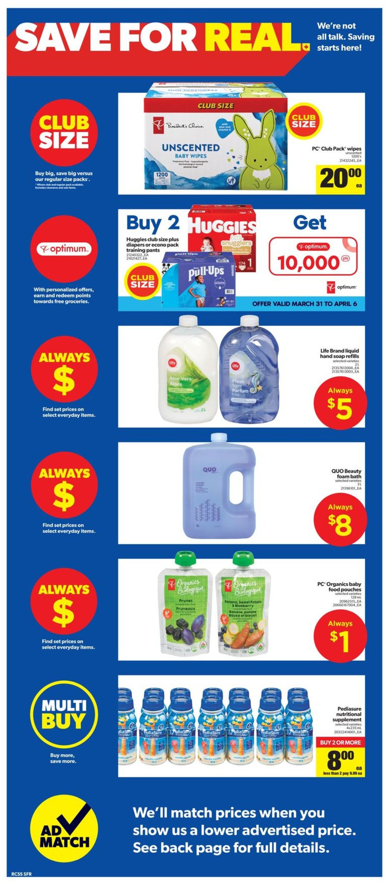 Real Canadian Superstore Flyer from 03/31/2022