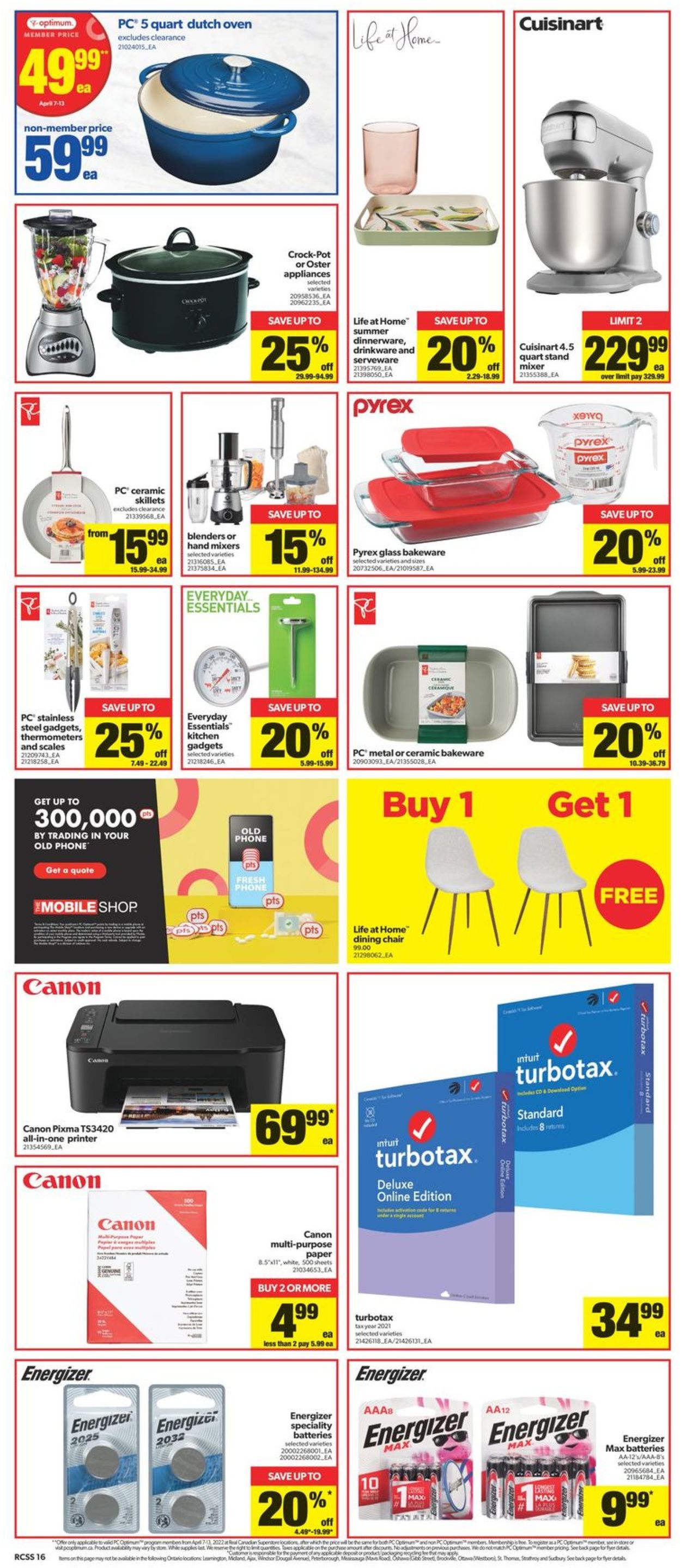 Real Canadian Superstore Flyer from 04/07/2022