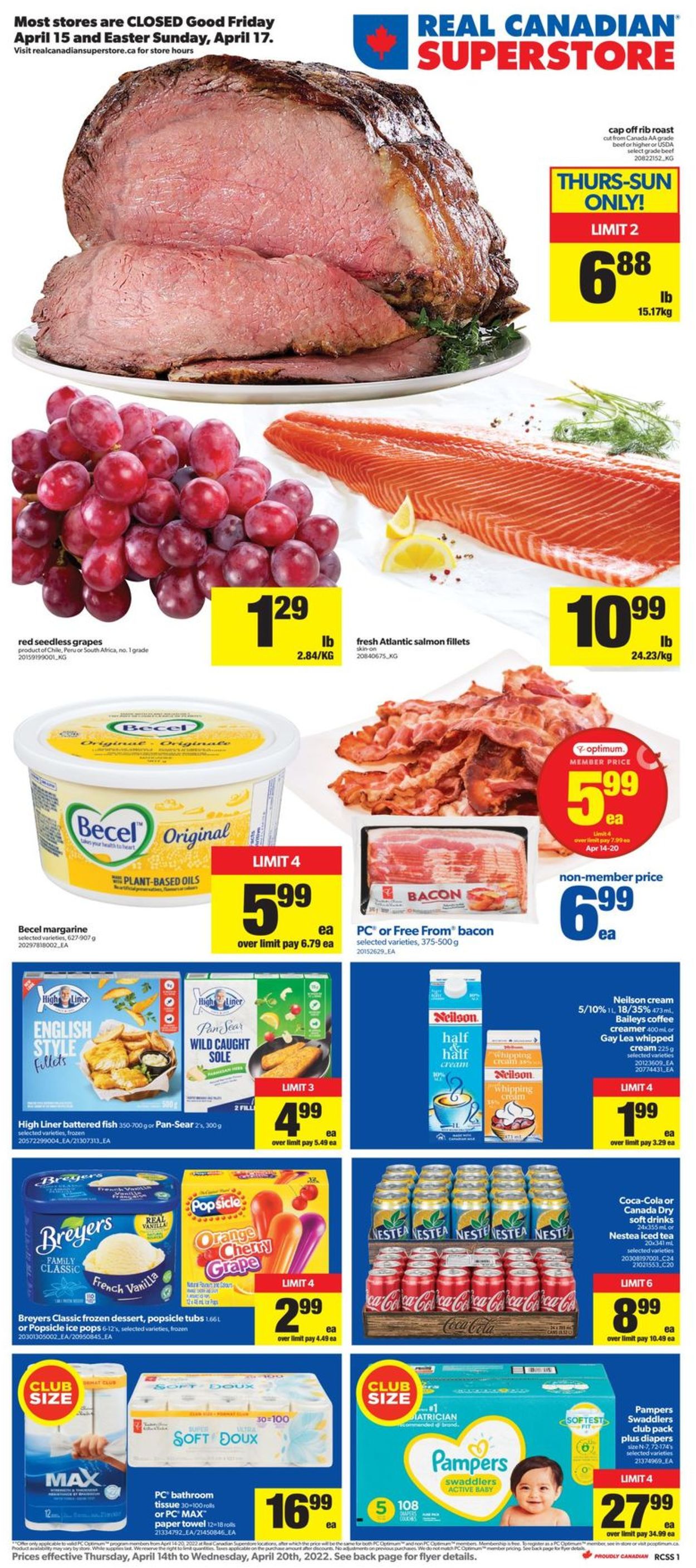 Real Canadian Superstore Flyer from 04/14/2022