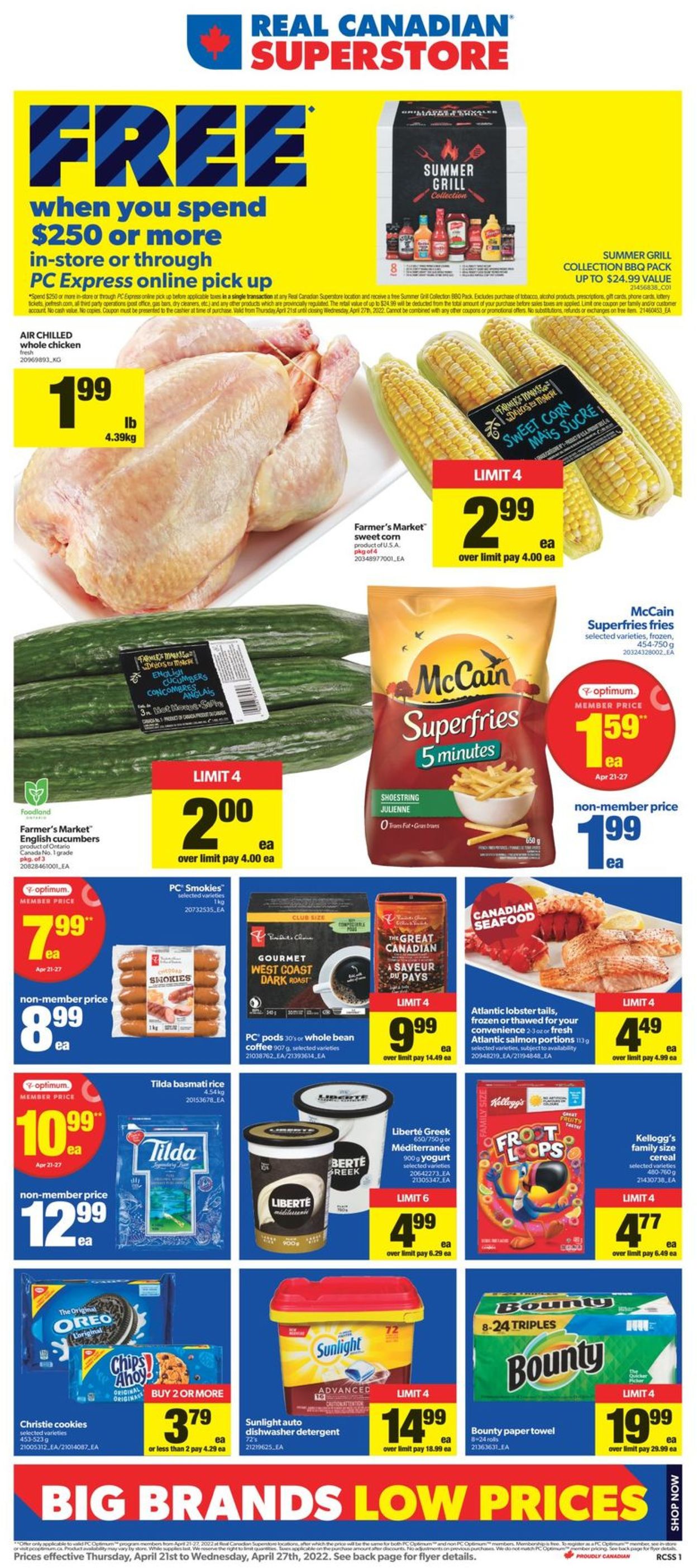 Real Canadian Superstore Flyer from 04/21/2022