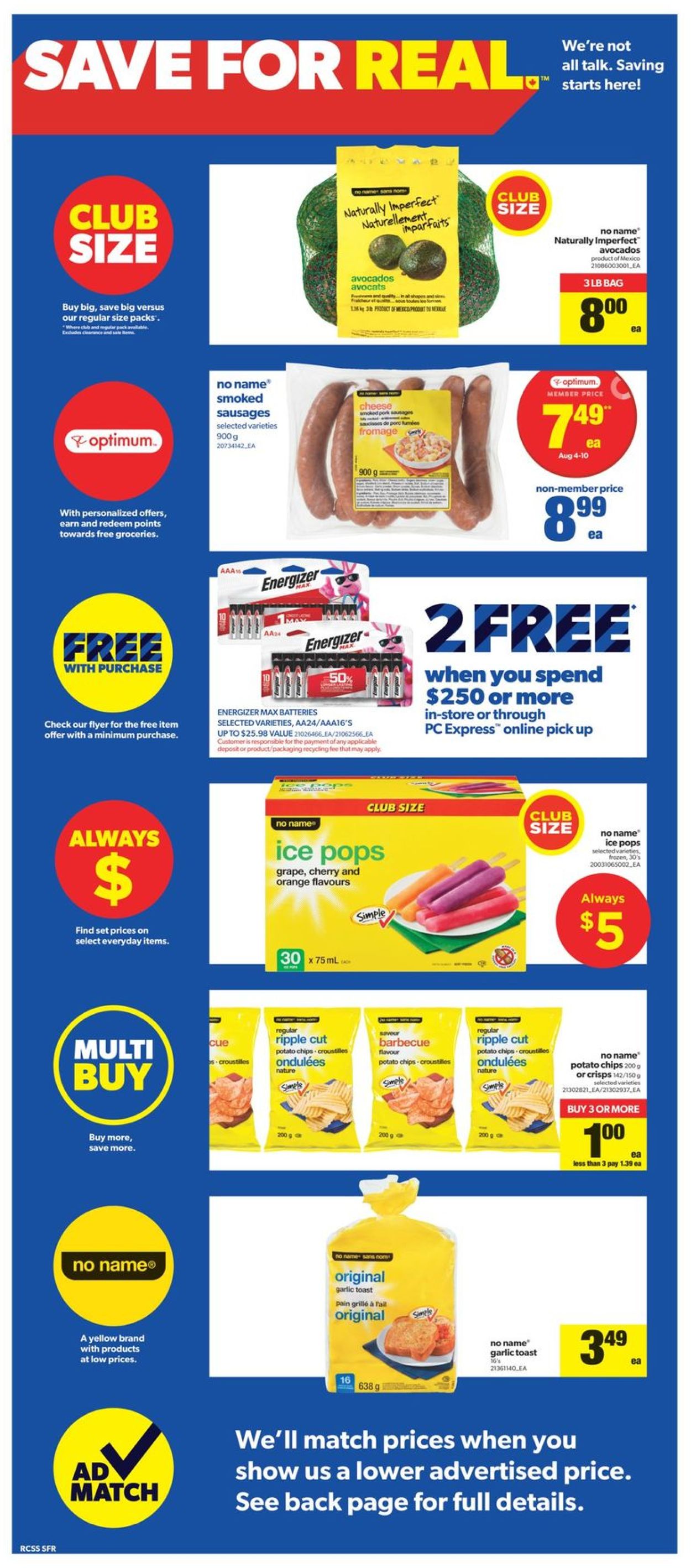 Real Canadian Superstore Flyer from 08/04/2022