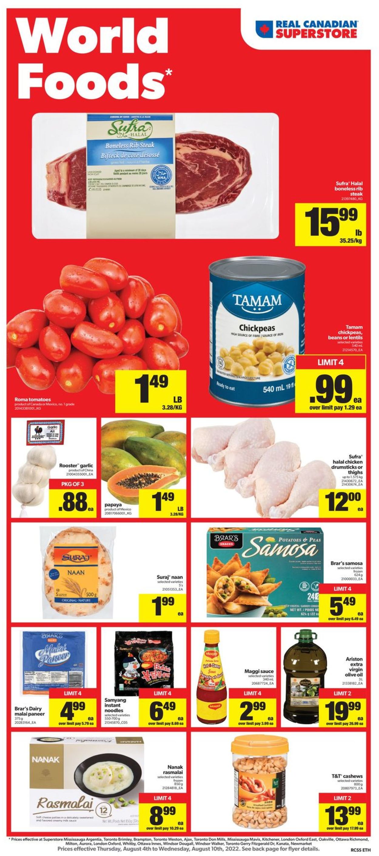 Real Canadian Superstore Flyer from 08/04/2022