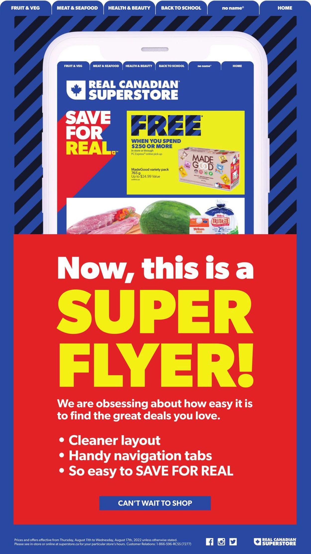 Real Canadian Superstore Flyer from 08/11/2022
