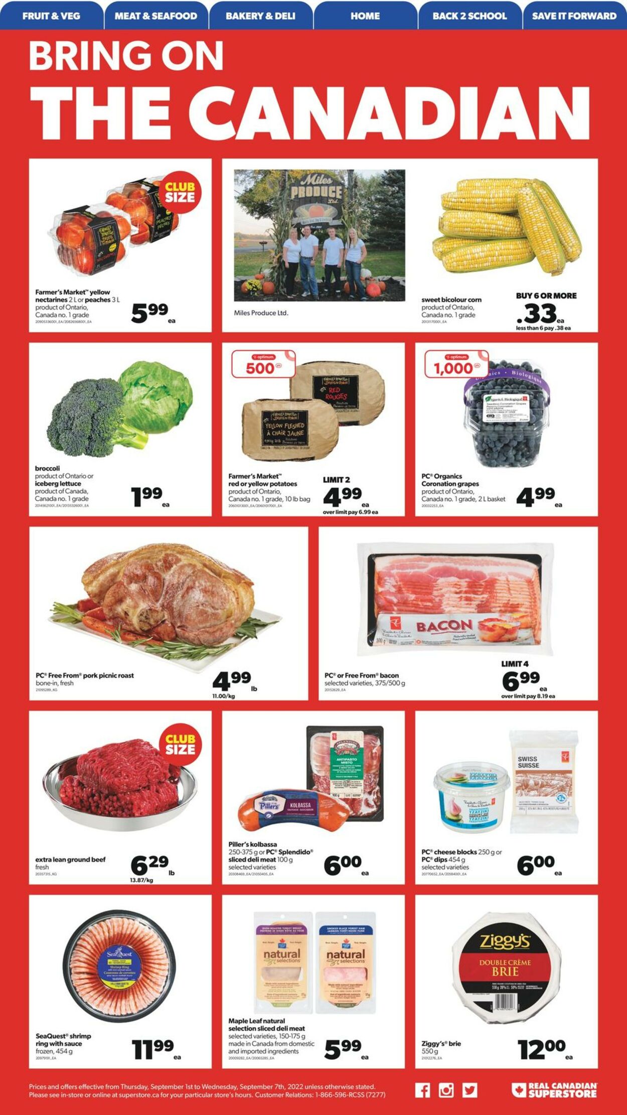 Real Canadian Superstore Flyer from 09/01/2022