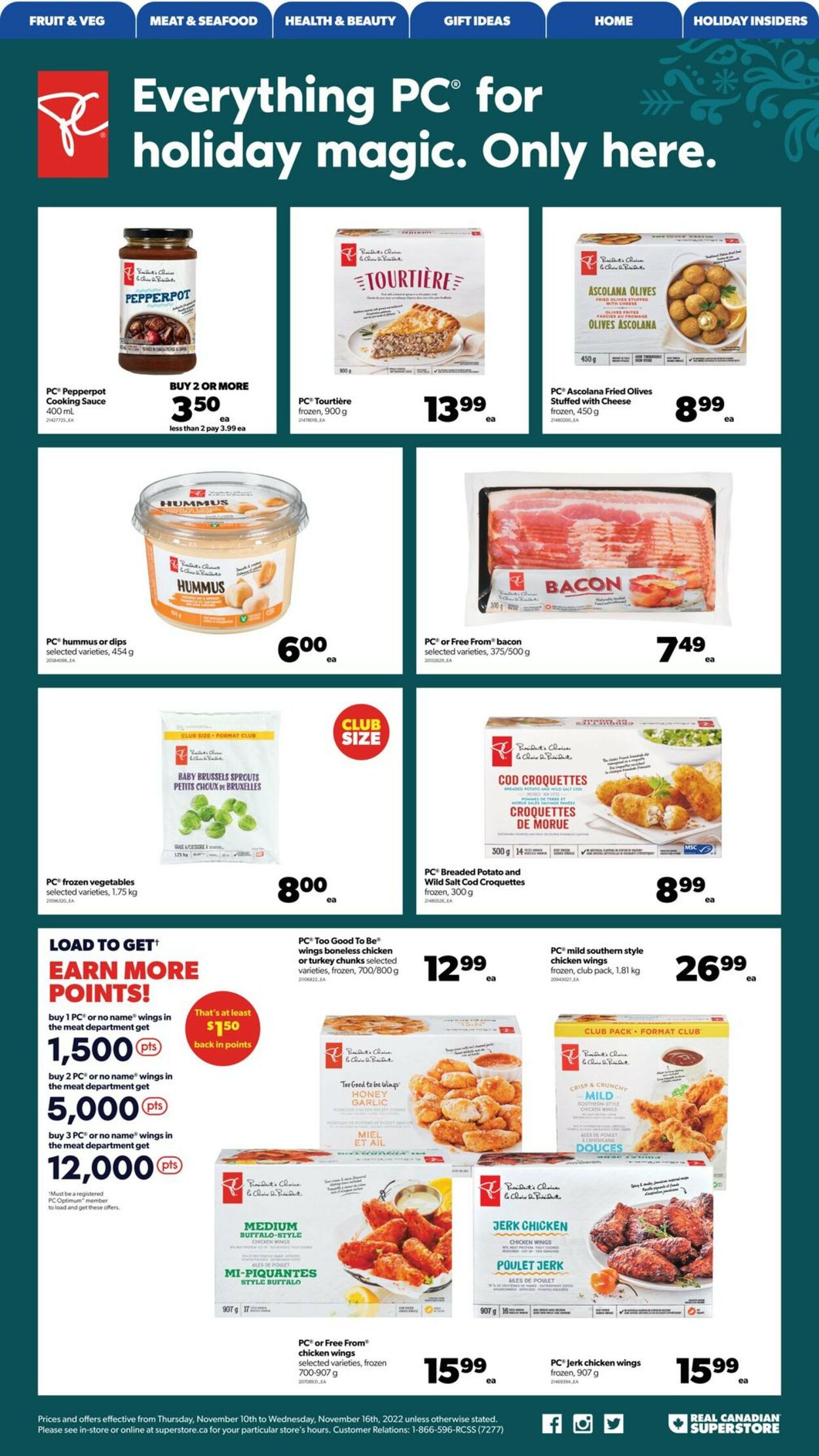 Real Canadian Superstore Flyer from 11/10/2022