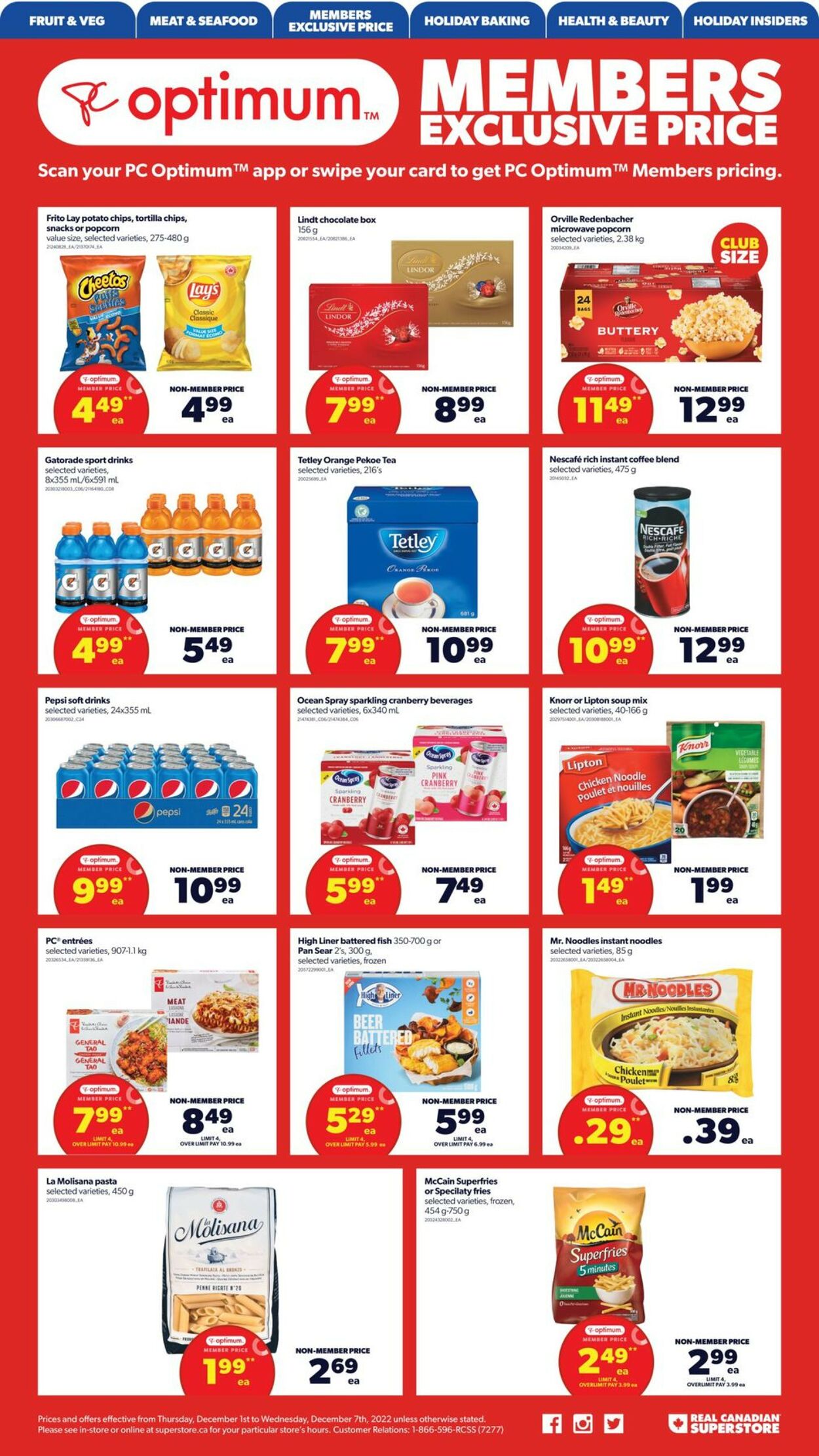 Real Canadian Superstore Flyer from 12/01/2022