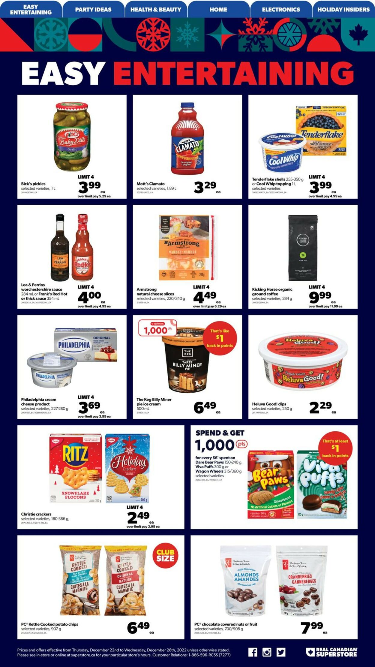 Real Canadian Superstore Flyer from 12/22/2022