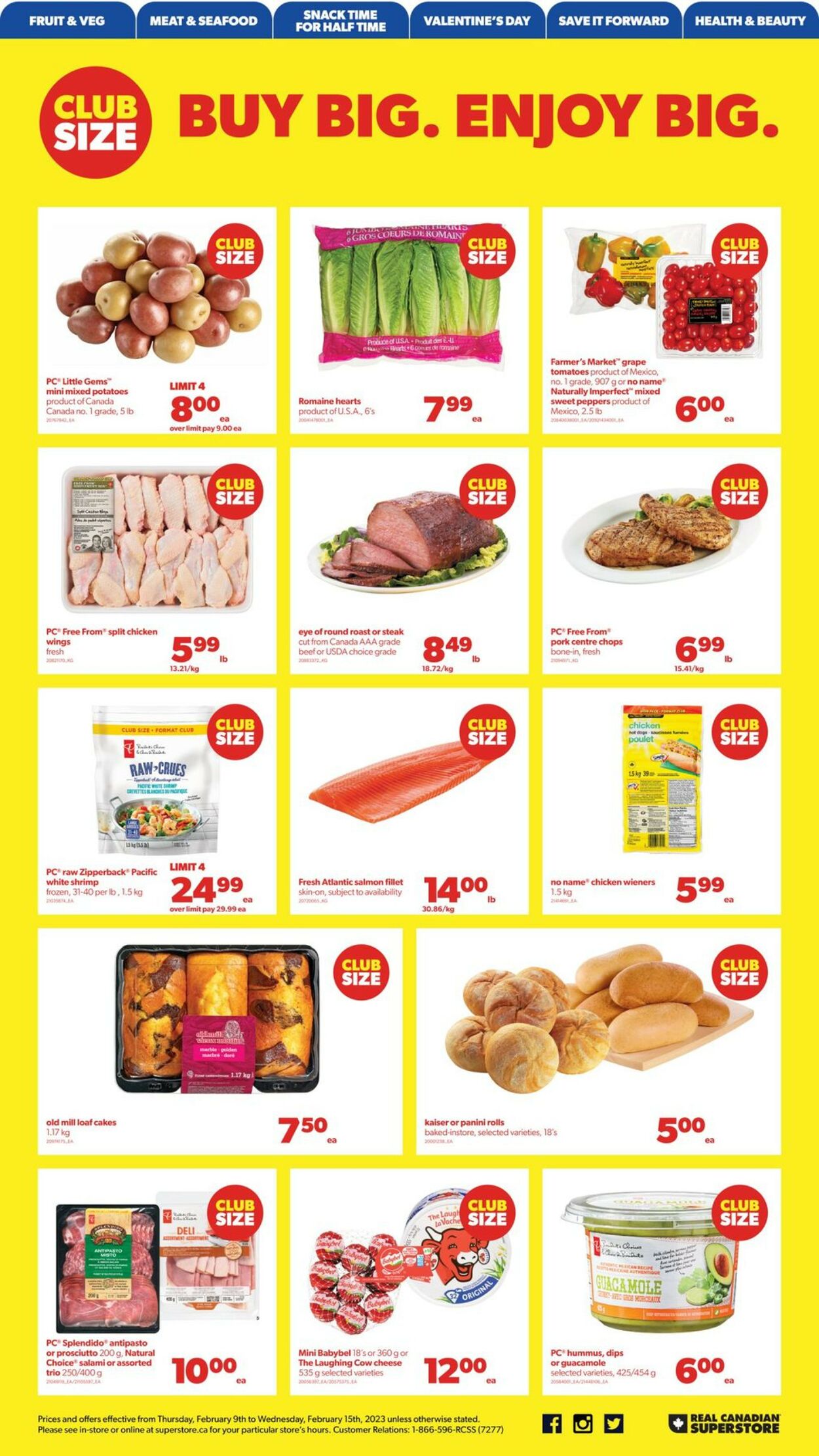Real Canadian Superstore Flyer from 02/09/2023