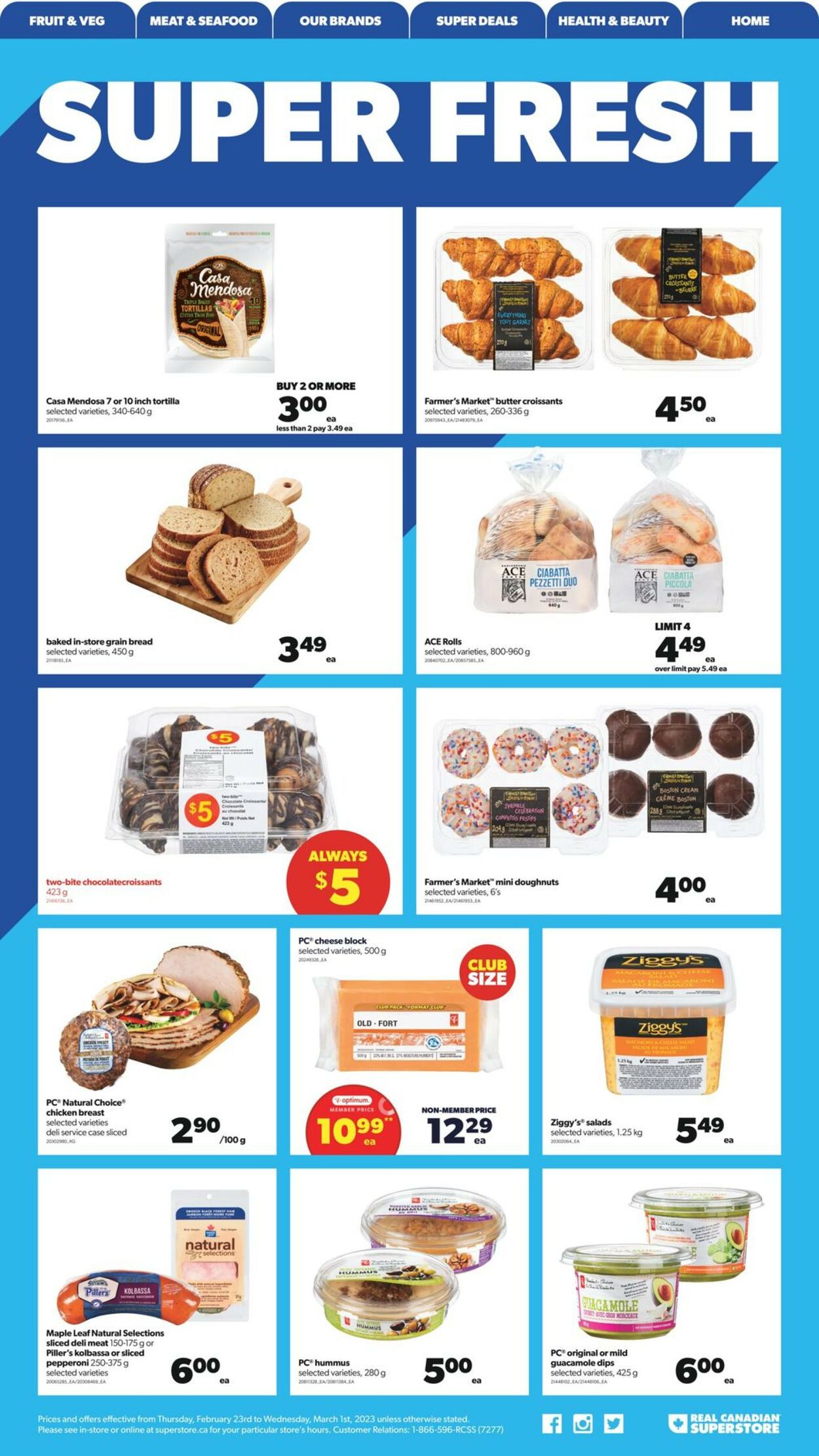 Real Canadian Superstore Flyer from 02/23/2023
