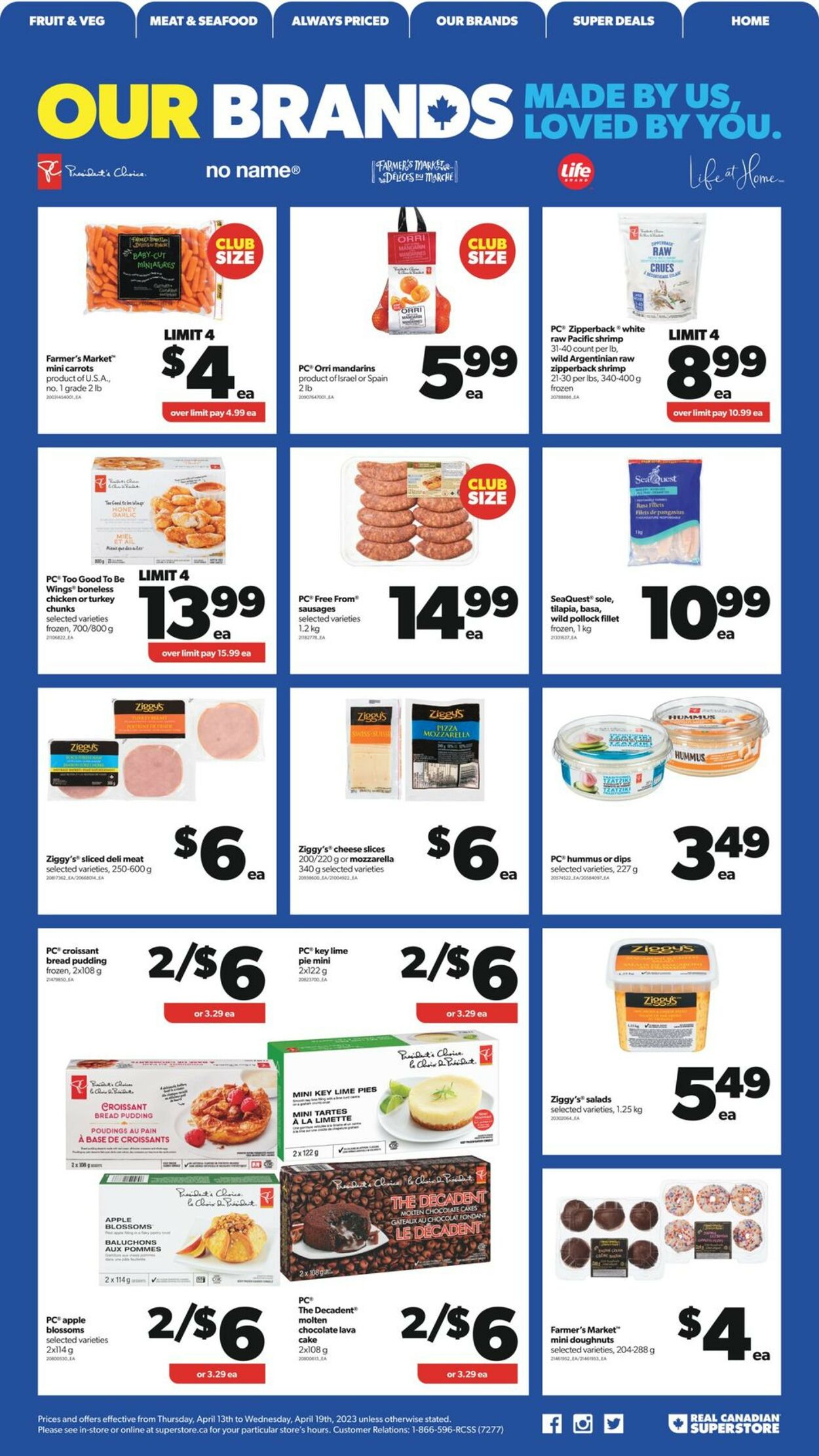 Real Canadian Superstore Flyer from 04/13/2023