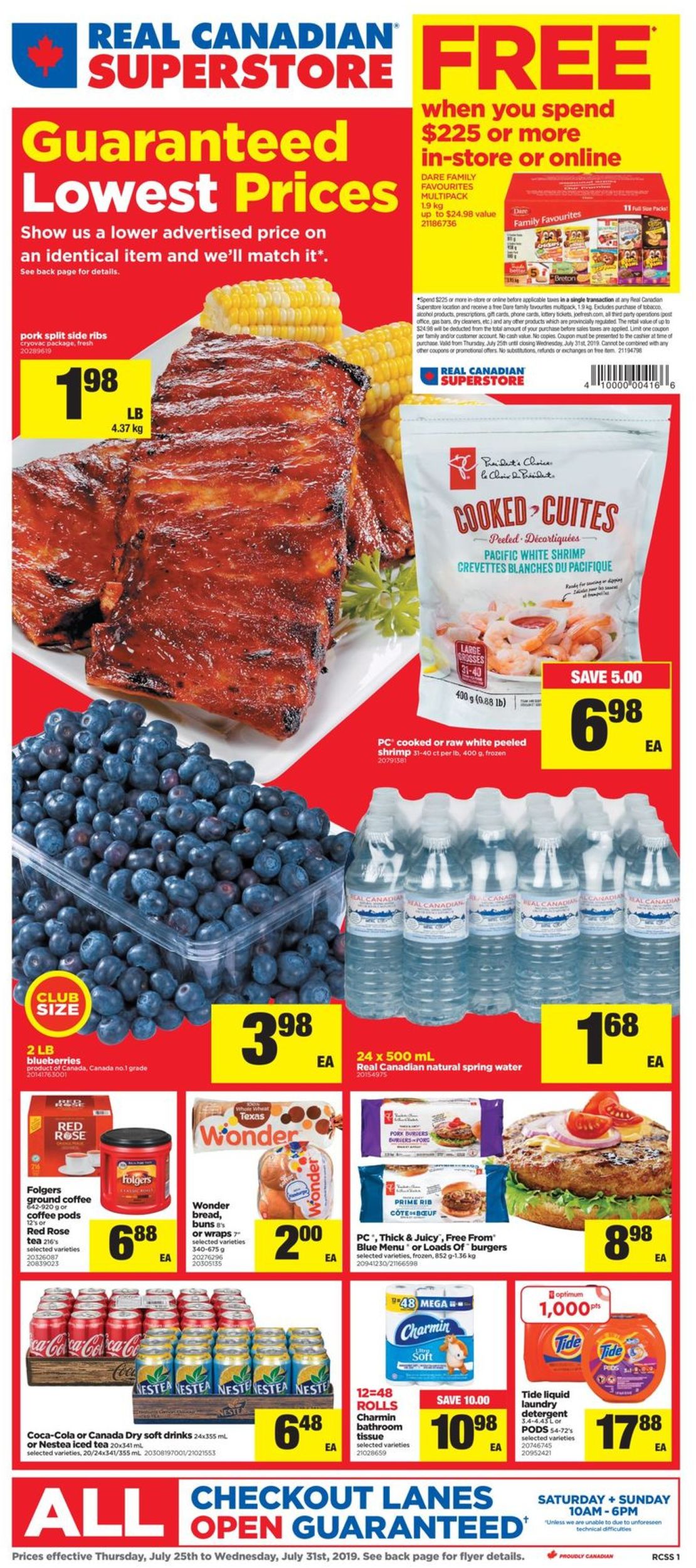 Real Canadian Superstore Flyer from 07/25/2019