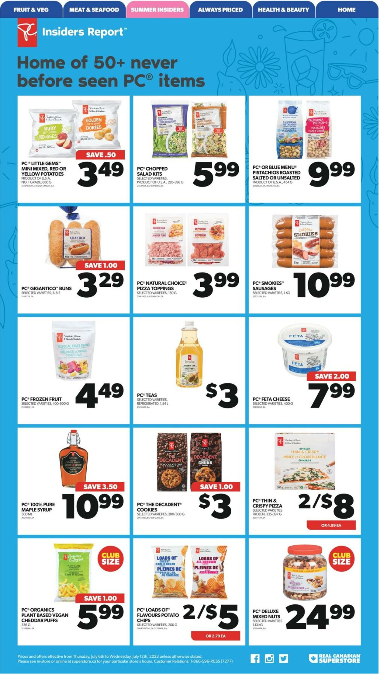 Real Canadian Superstore Flyer from 07/06/2023