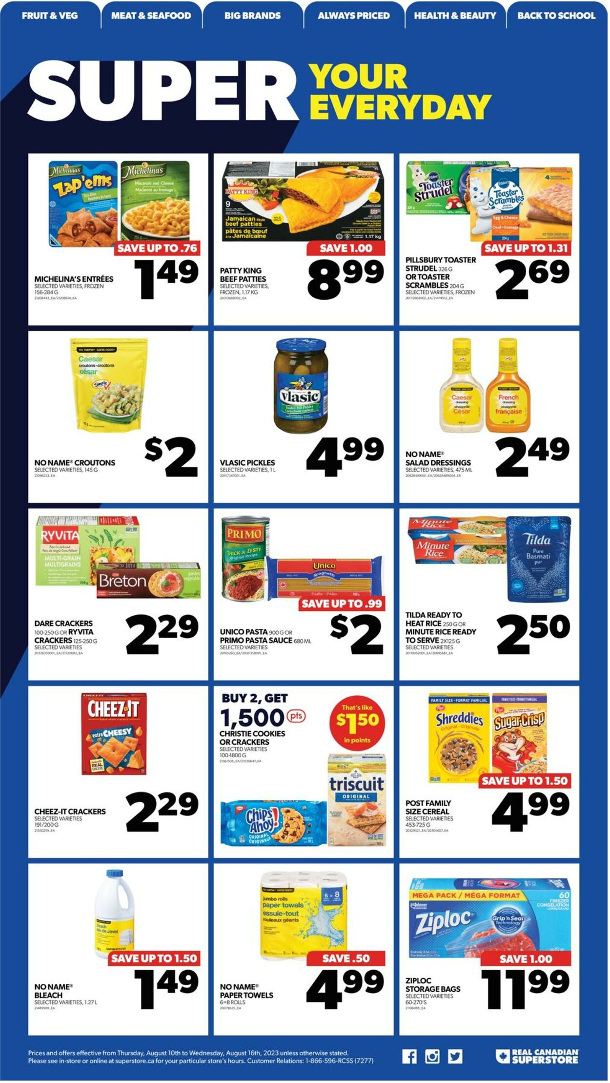 Real Canadian Superstore Flyer from 08/10/2023