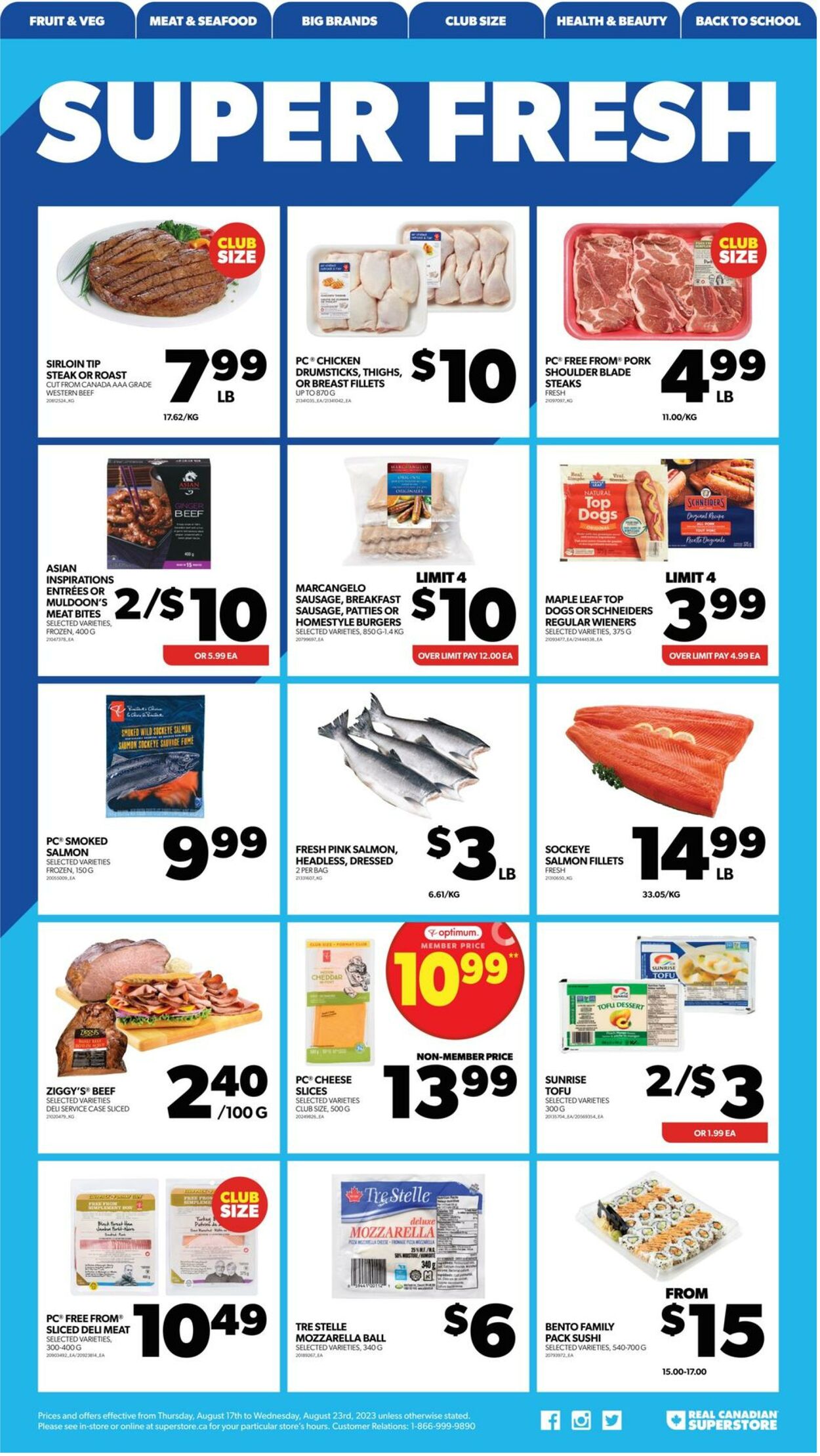 Real Canadian Superstore Flyer from 08/17/2023