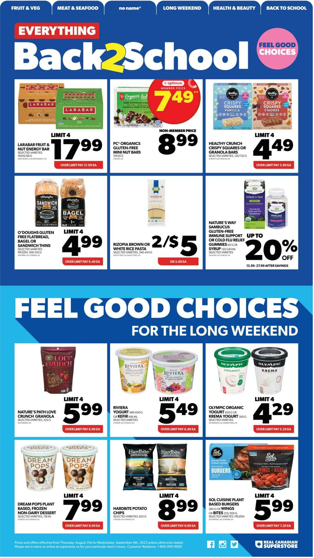 Real Canadian Superstore Flyer from 08/31/2023