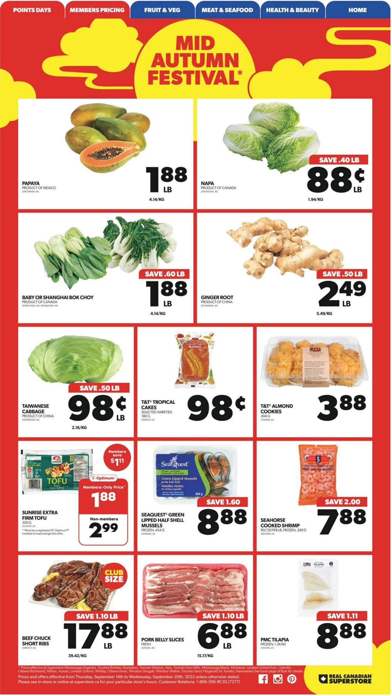 Real Canadian Superstore Flyer from 09/14/2023