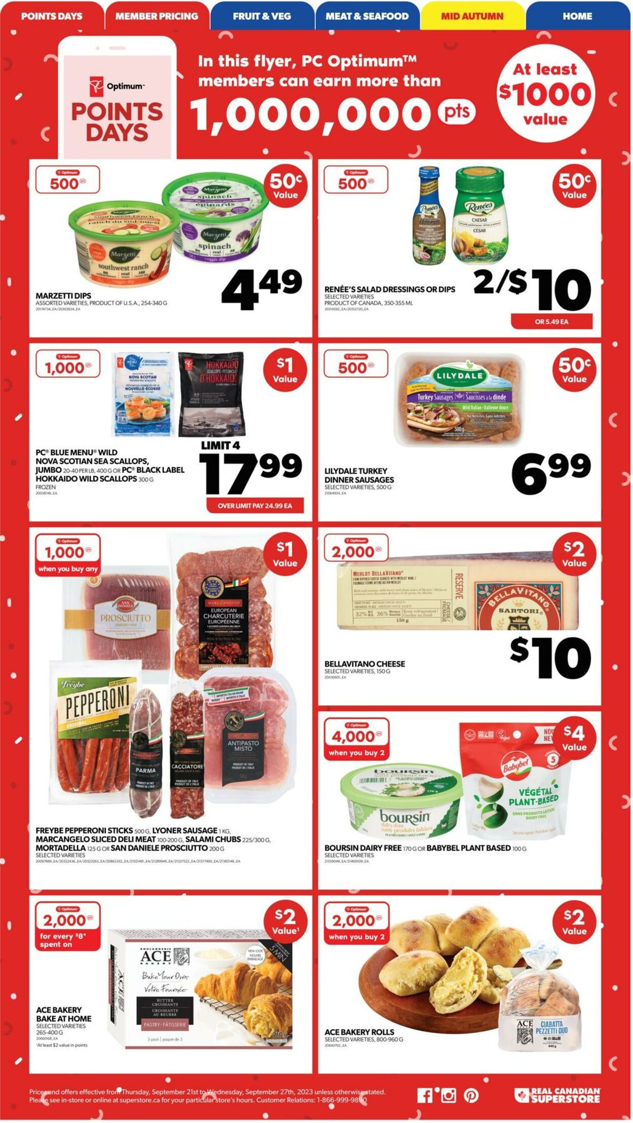 Real Canadian Superstore Flyer from 09/21/2023