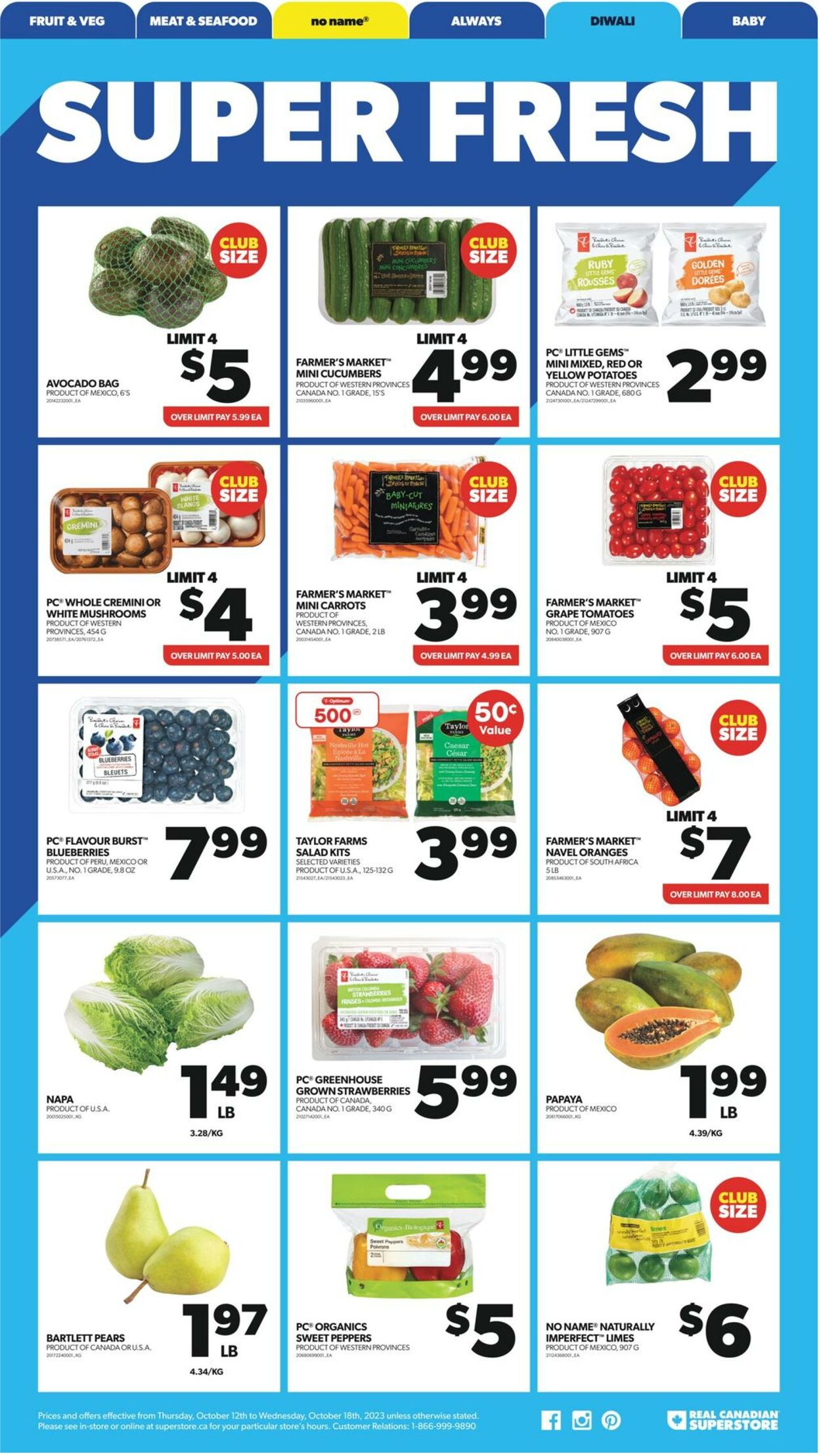 Real Canadian Superstore Flyer from 10/12/2023