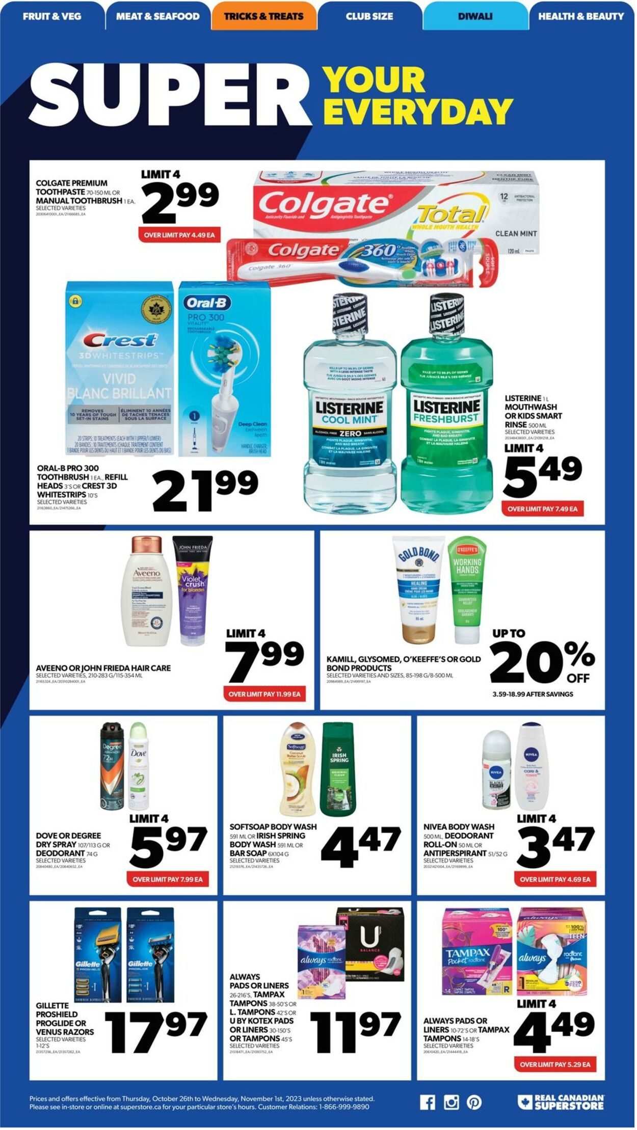 Real Canadian Superstore Flyer from 10/26/2023