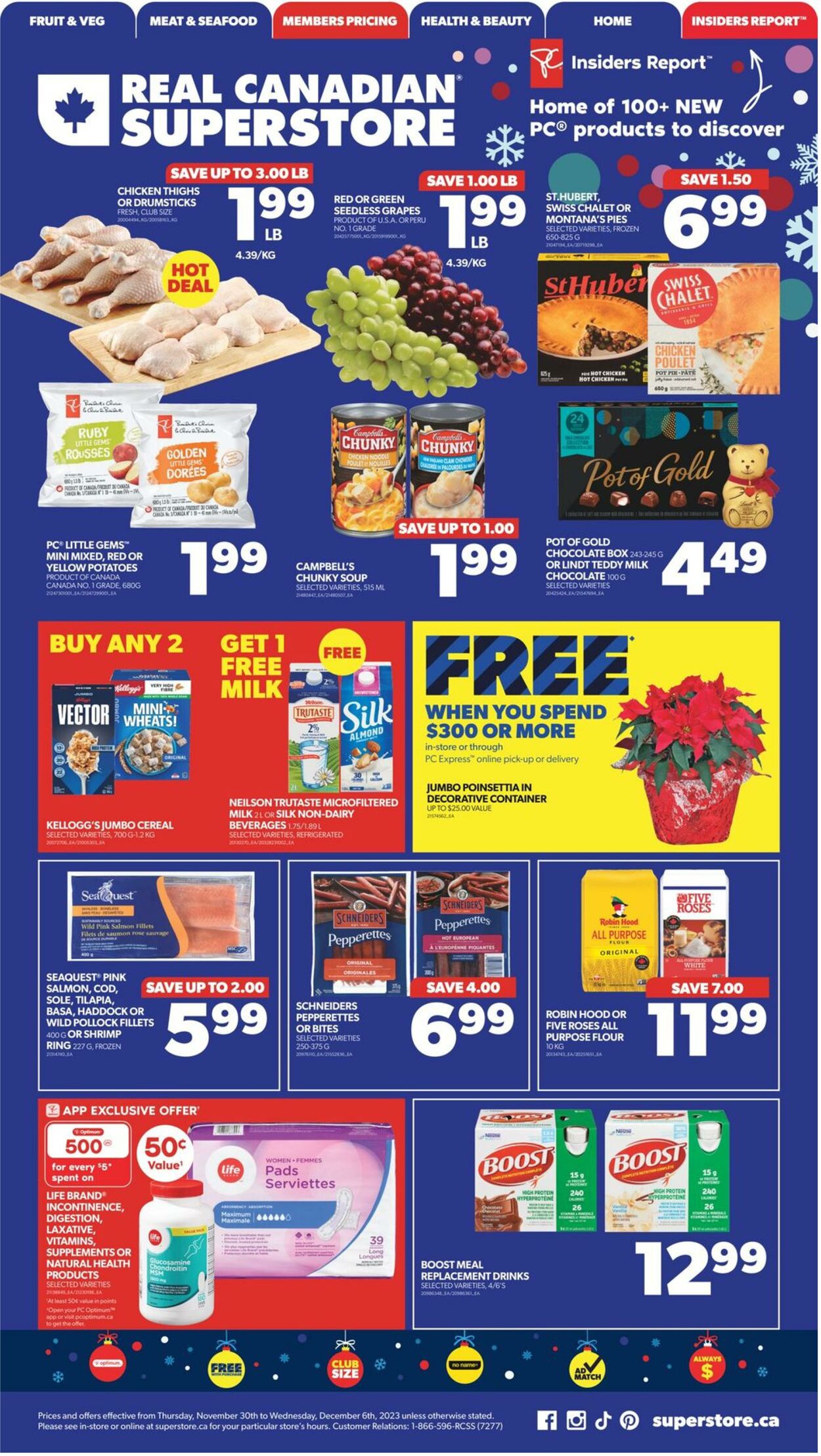 Real Canadian Superstore Flyer from 11/30/2023