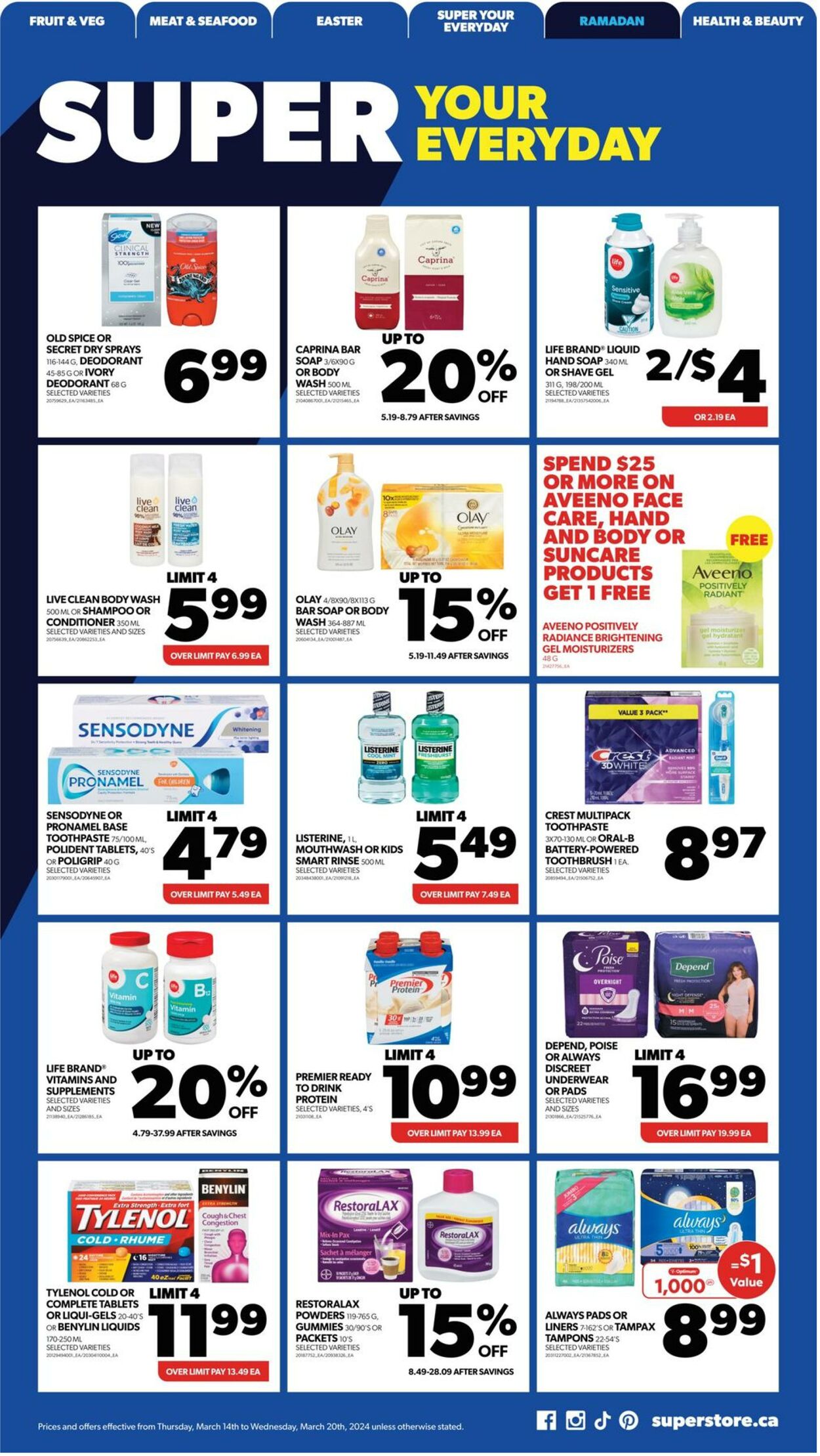 Real Canadian Superstore Flyer from 03/14/2024