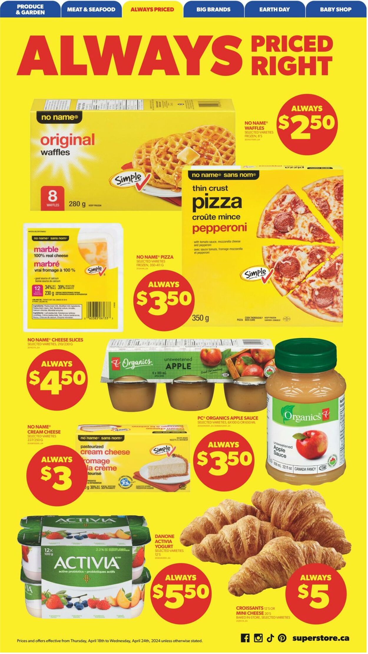 Real Canadian Superstore Flyer from 04/18/2024
