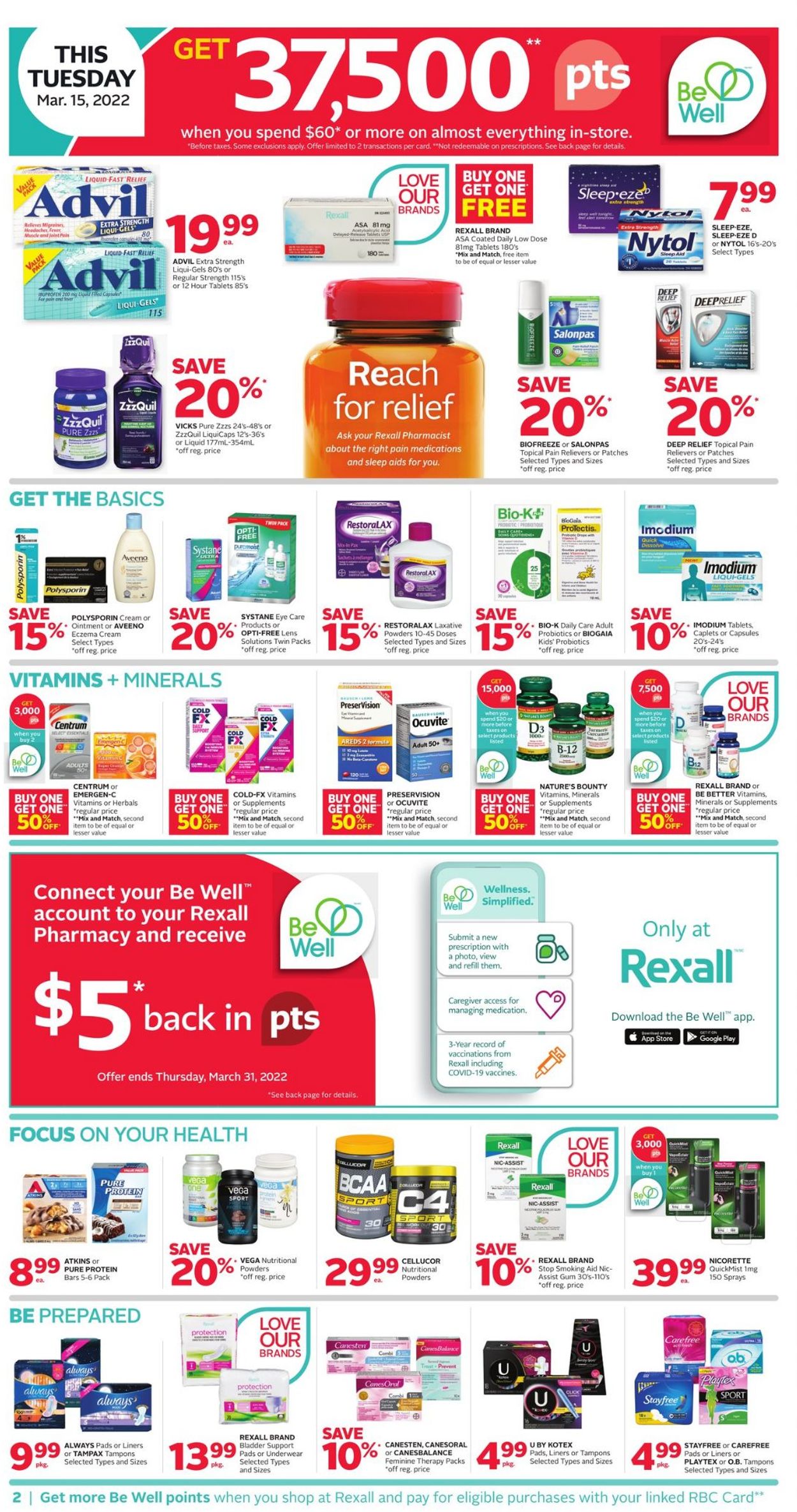 Rexall Flyer from 03/11/2022