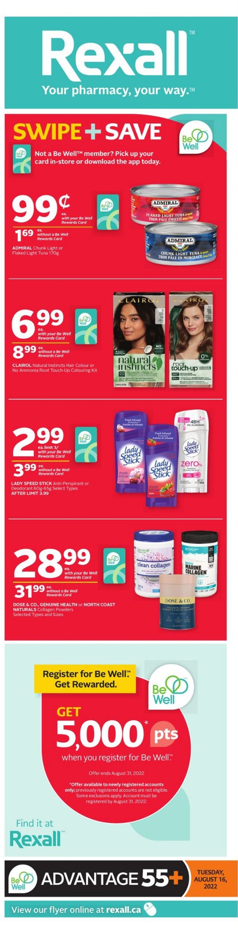 Rexall Flyer from 08/12/2022