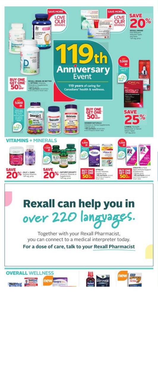 Rexall Flyer from 09/21/2023