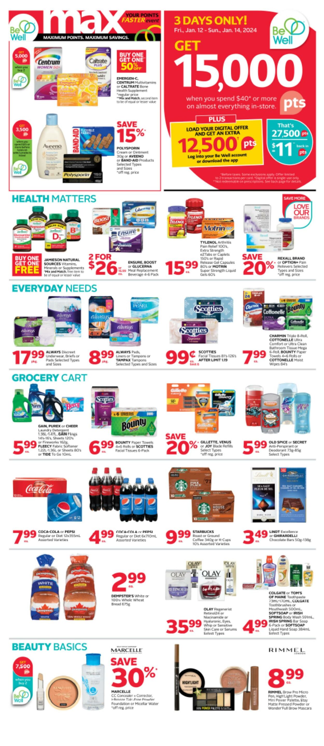 Rexall Flyer from 01/12/2024