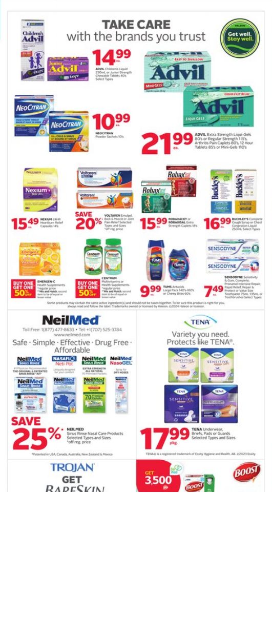 Rexall Flyer from 01/26/2024
