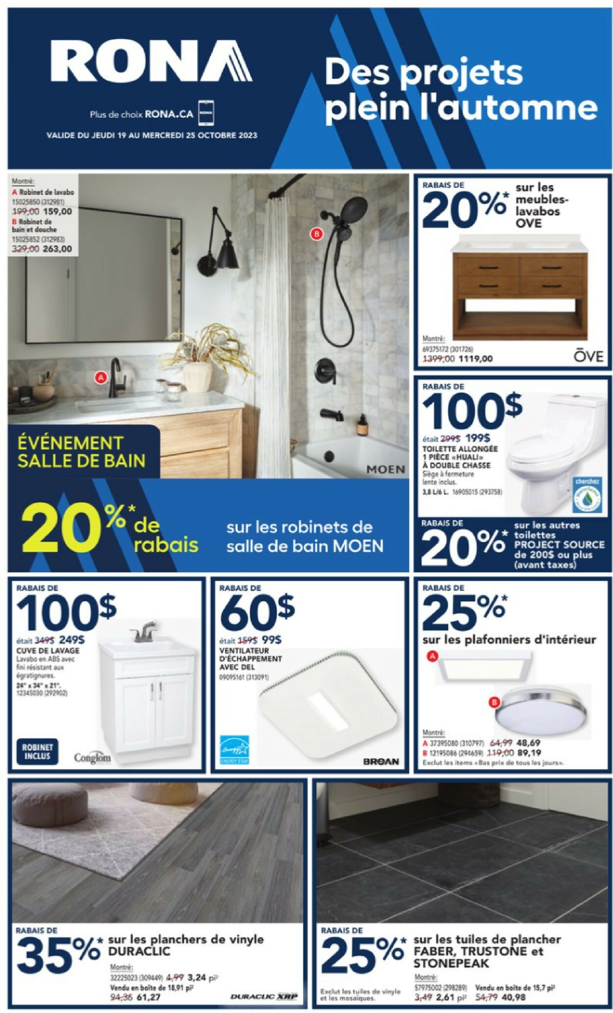 RONA Flyer from 10/19/2023