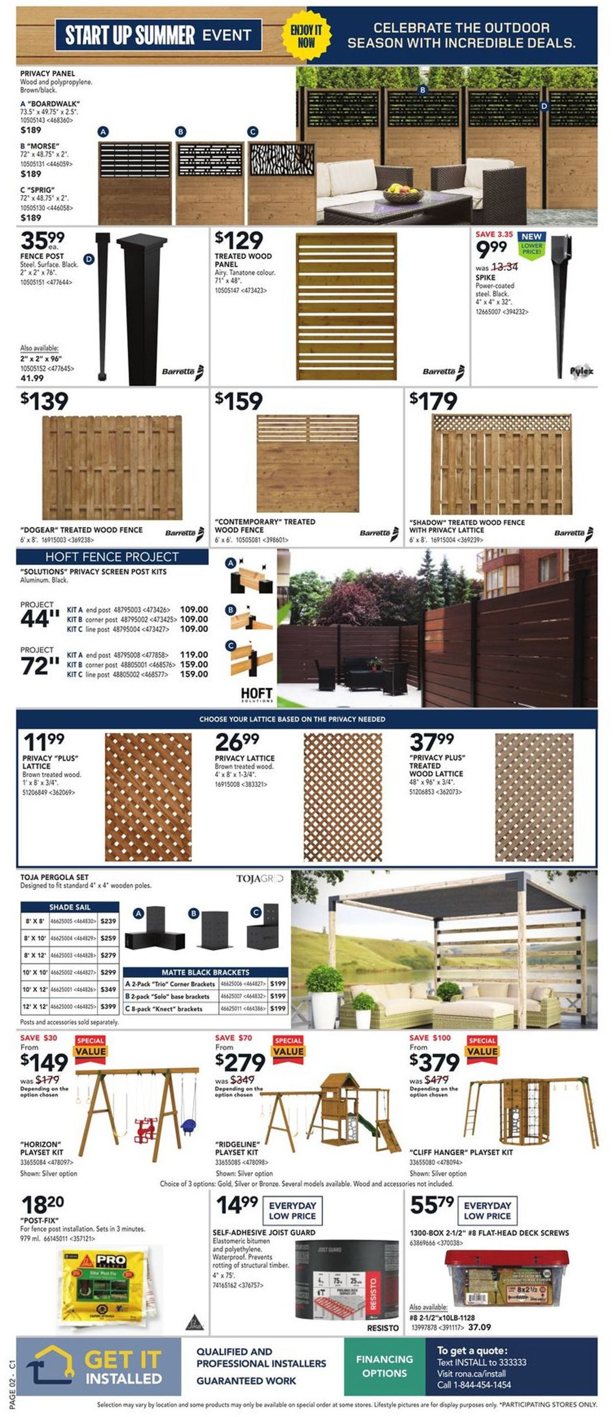 RONA Flyer from 05/13/2021