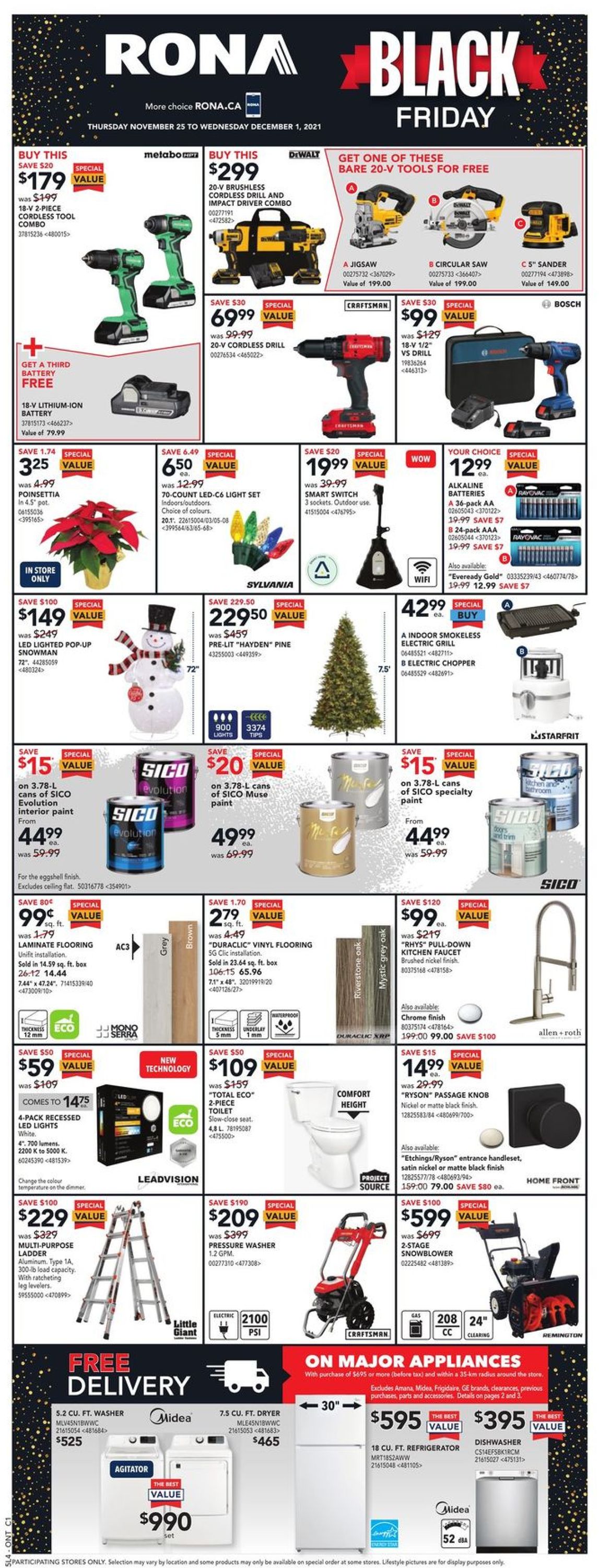 RONA Flyer from 11/25/2021
