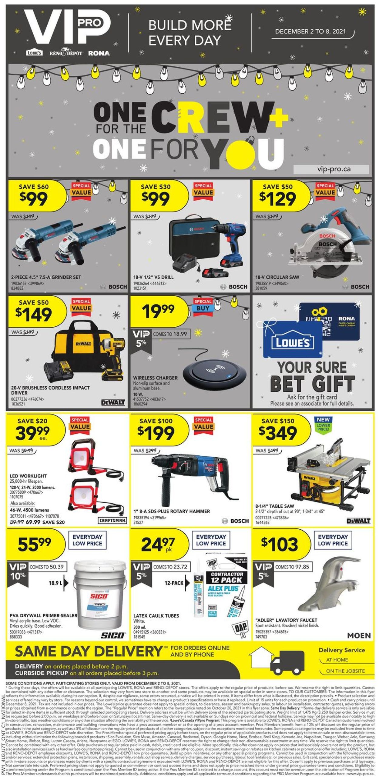 RONA Flyer from 12/02/2021
