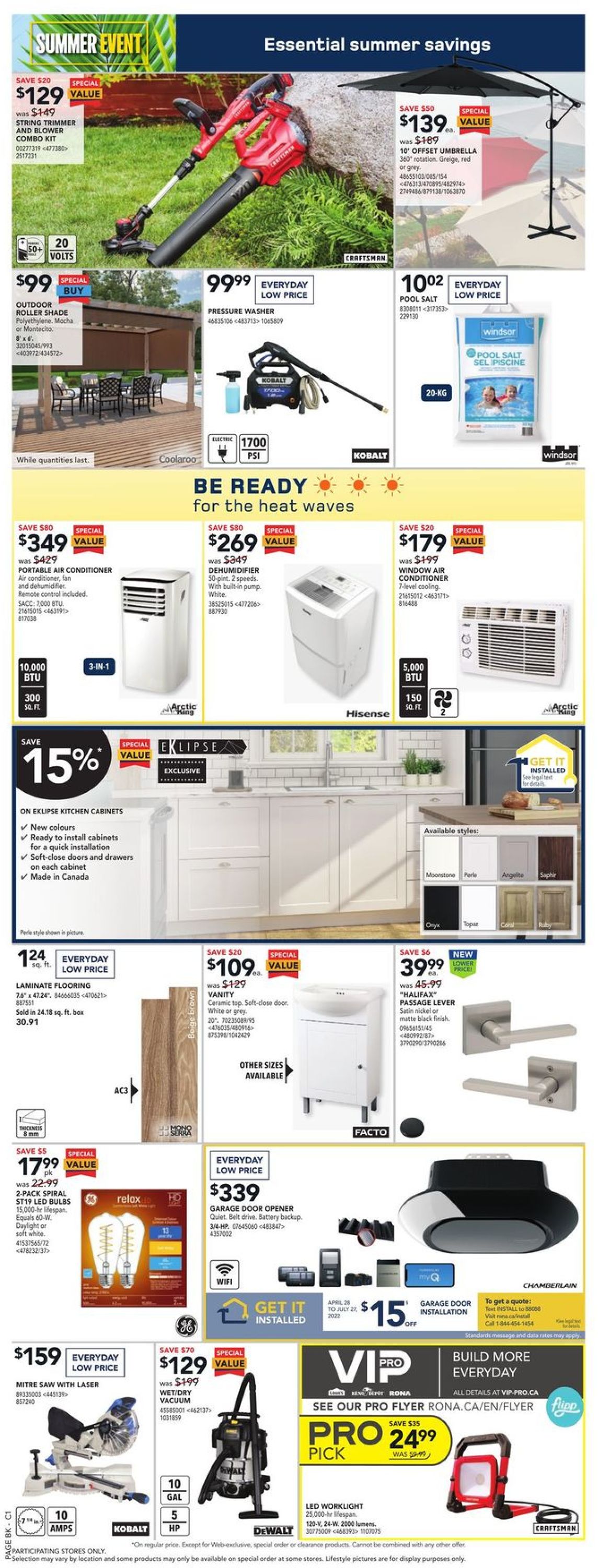RONA Flyer from 05/19/2022