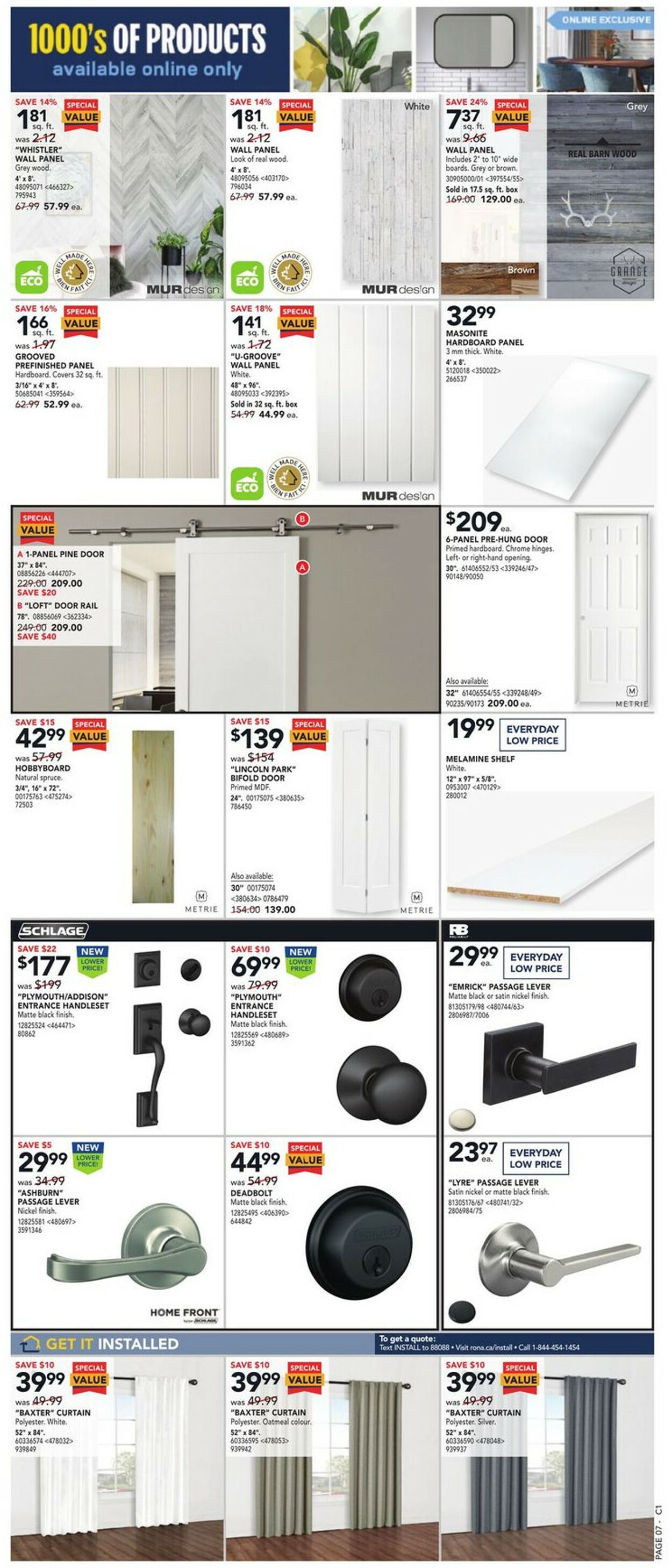 RONA Flyer from 09/22/2022