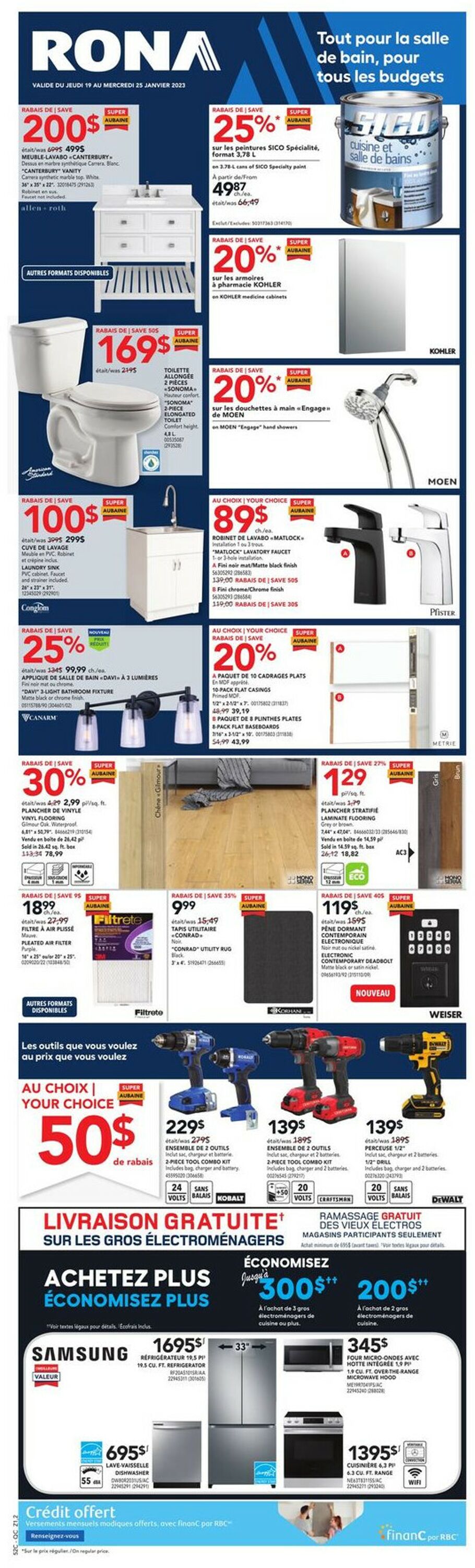RONA Flyer from 01/19/2023