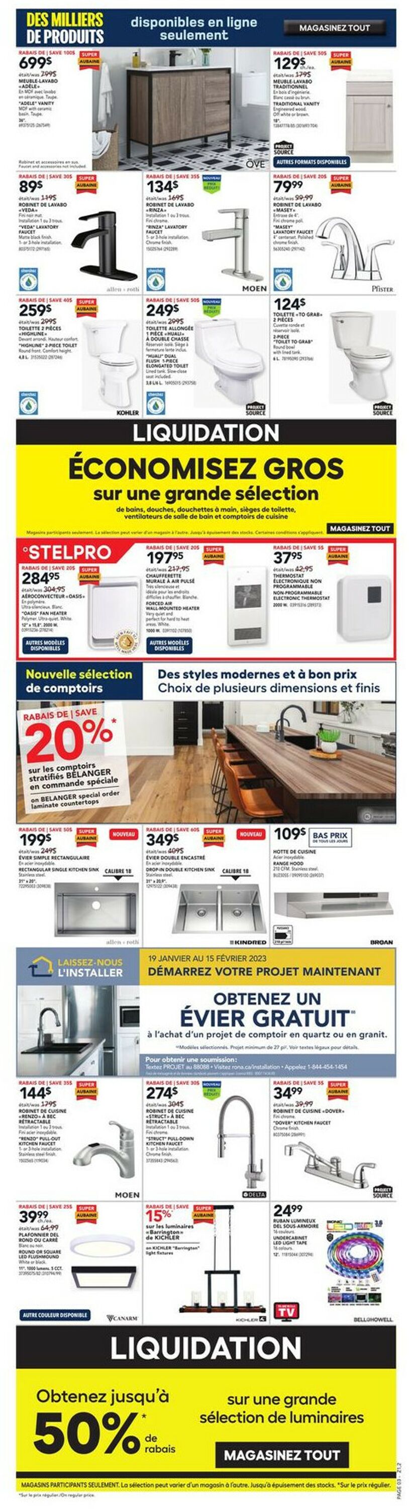 RONA Flyer from 01/26/2023