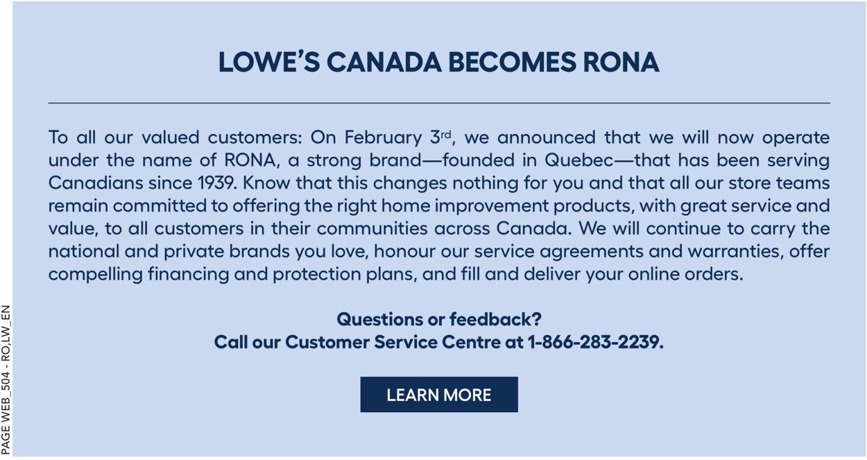 RONA Flyer from 06/08/2023