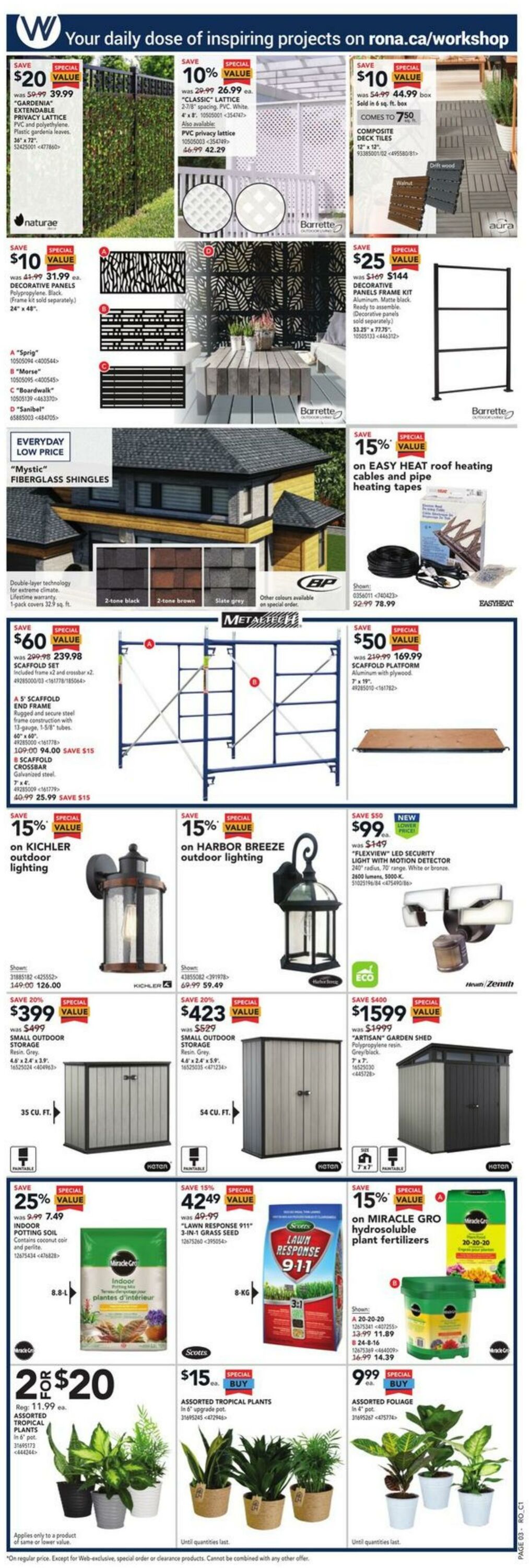 RONA Flyer from 09/14/2023