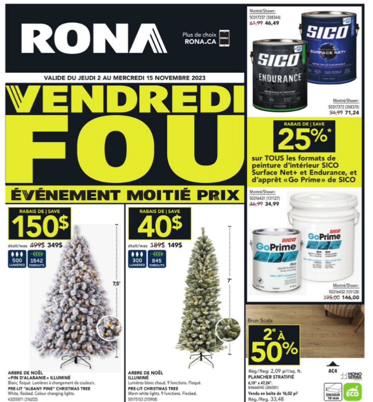 RONA Flyer from 11/02/2023