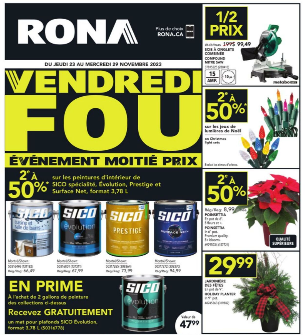 RONA Flyer from 11/23/2023