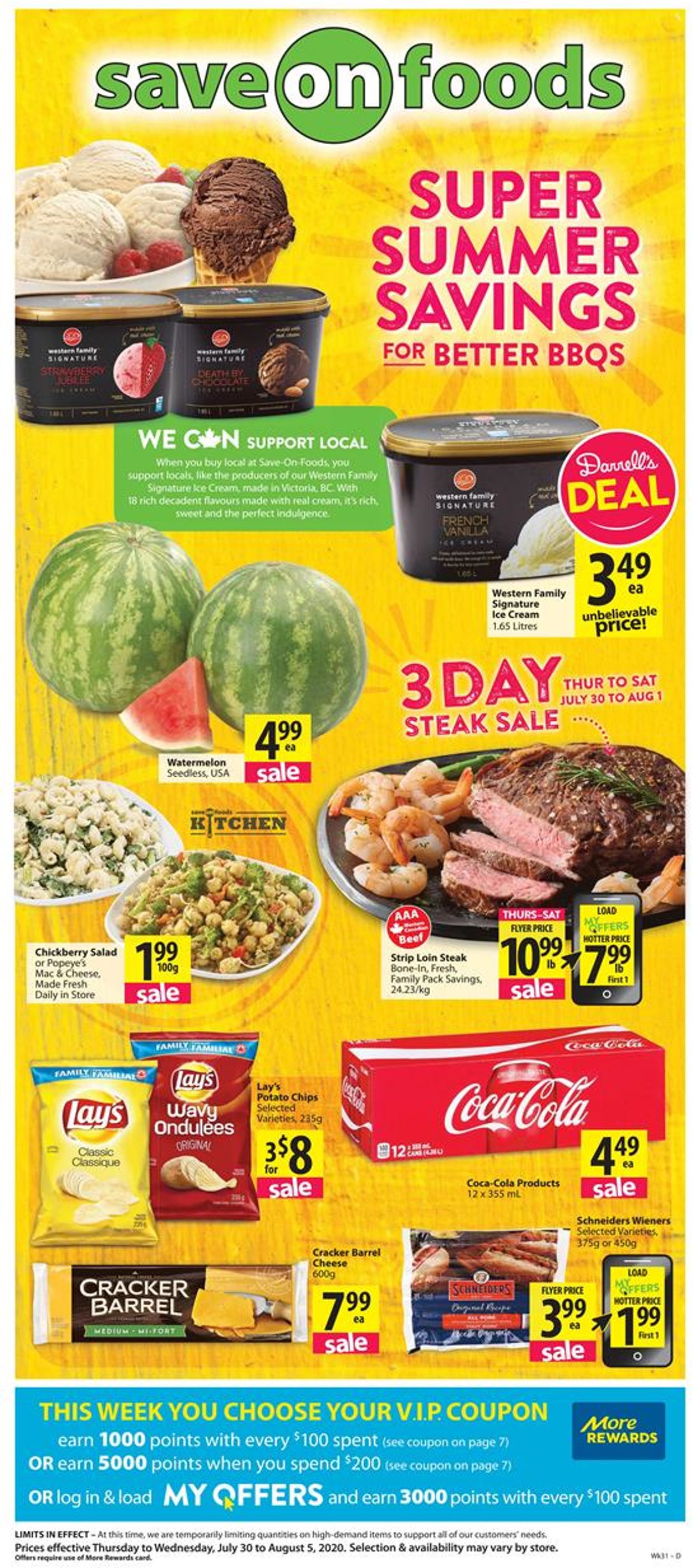 Save-On-Foods Flyer from 07/30/2020