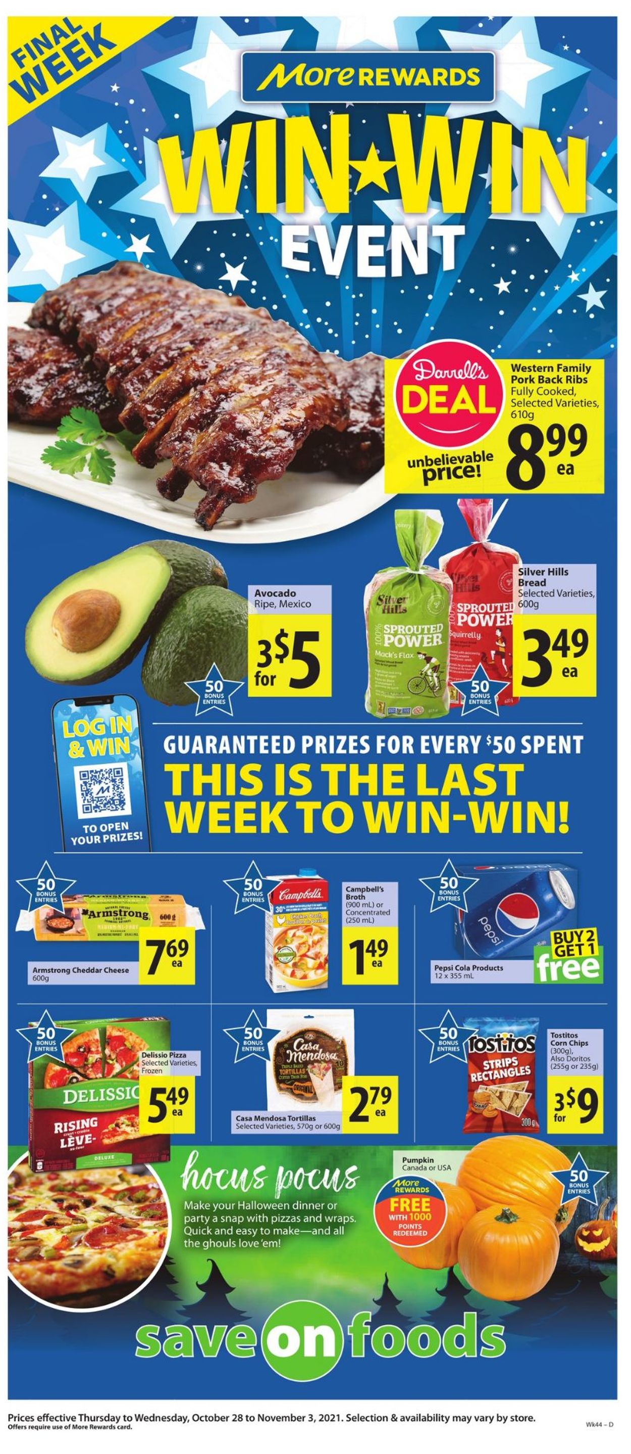 Save-On-Foods Flyer from 10/28/2021