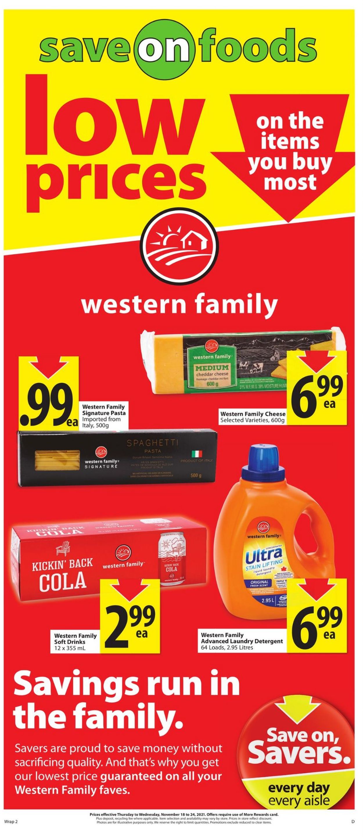 Save-On-Foods Flyer from 11/18/2021